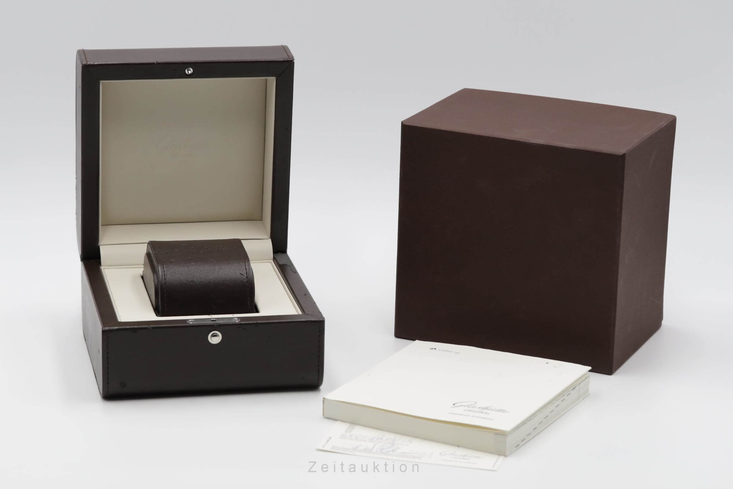 Glashütte Senator cronografo acciaio automatismo orologio da uomo 39-34-20-42-04 LP: 7800EUR  [2501890]