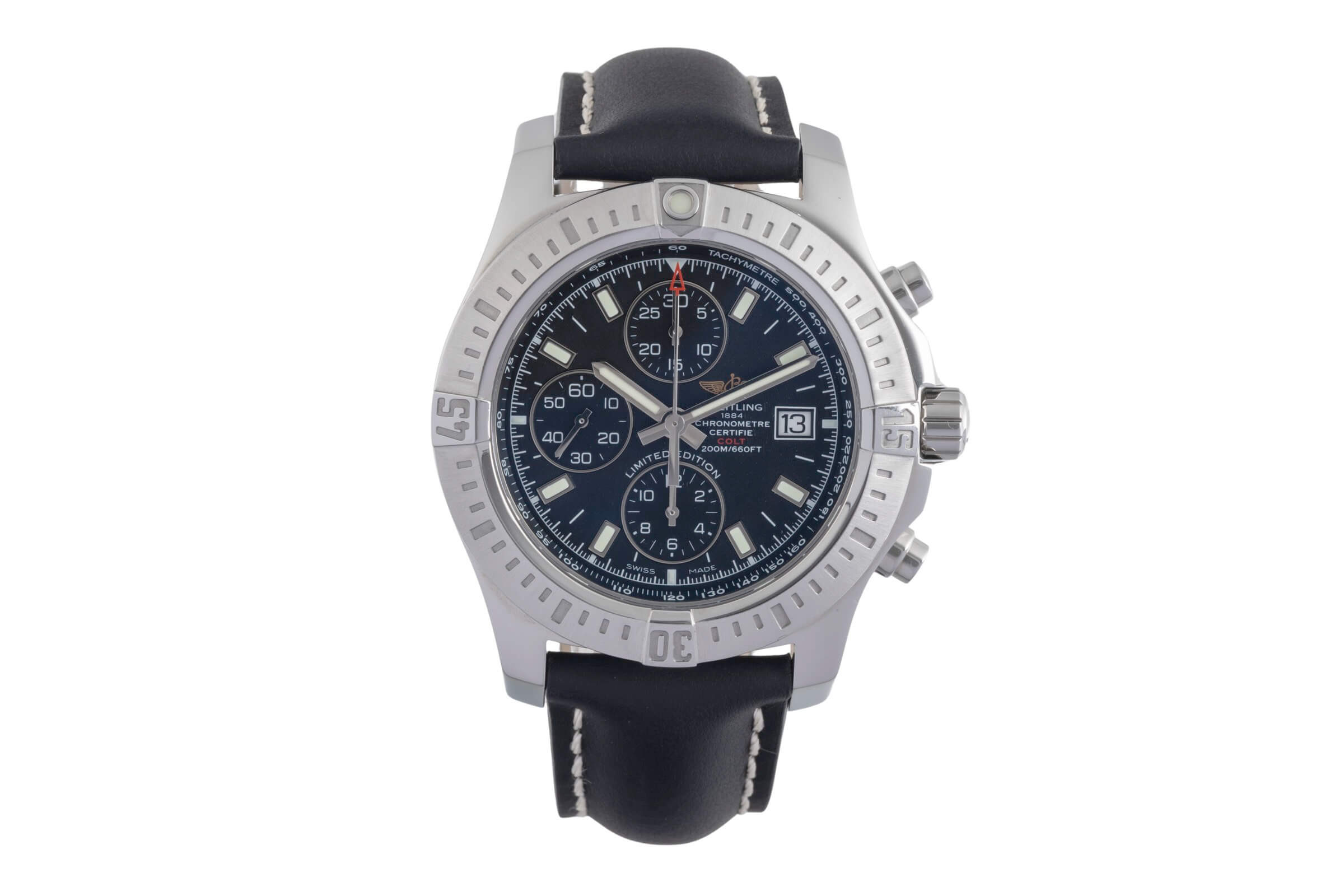 Breitling Colt Chronograph steel automatic Kal. B13 Ref. A13388