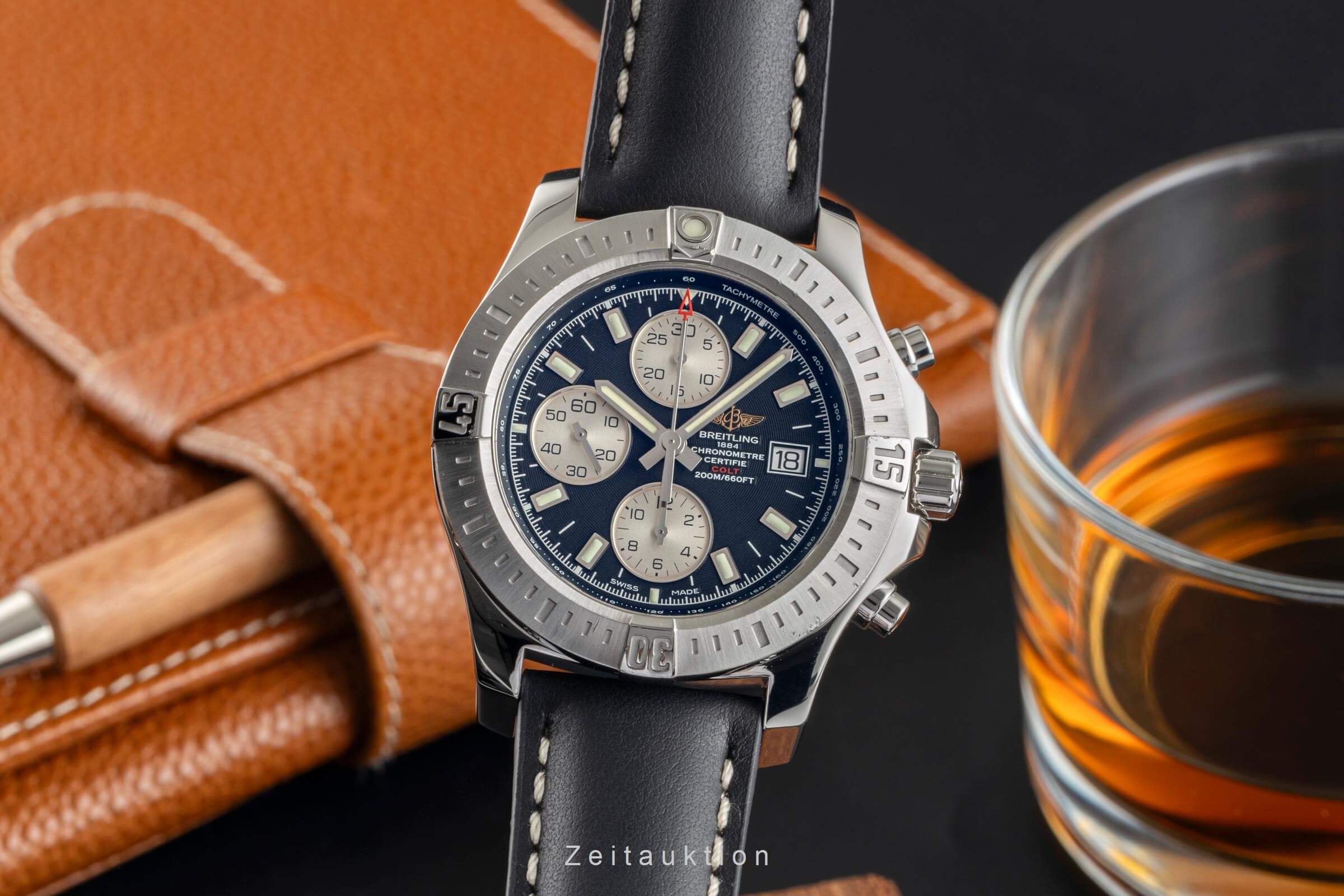 Breitling Colt Chronograph steel automatic Kal. B13 Ref. A13388