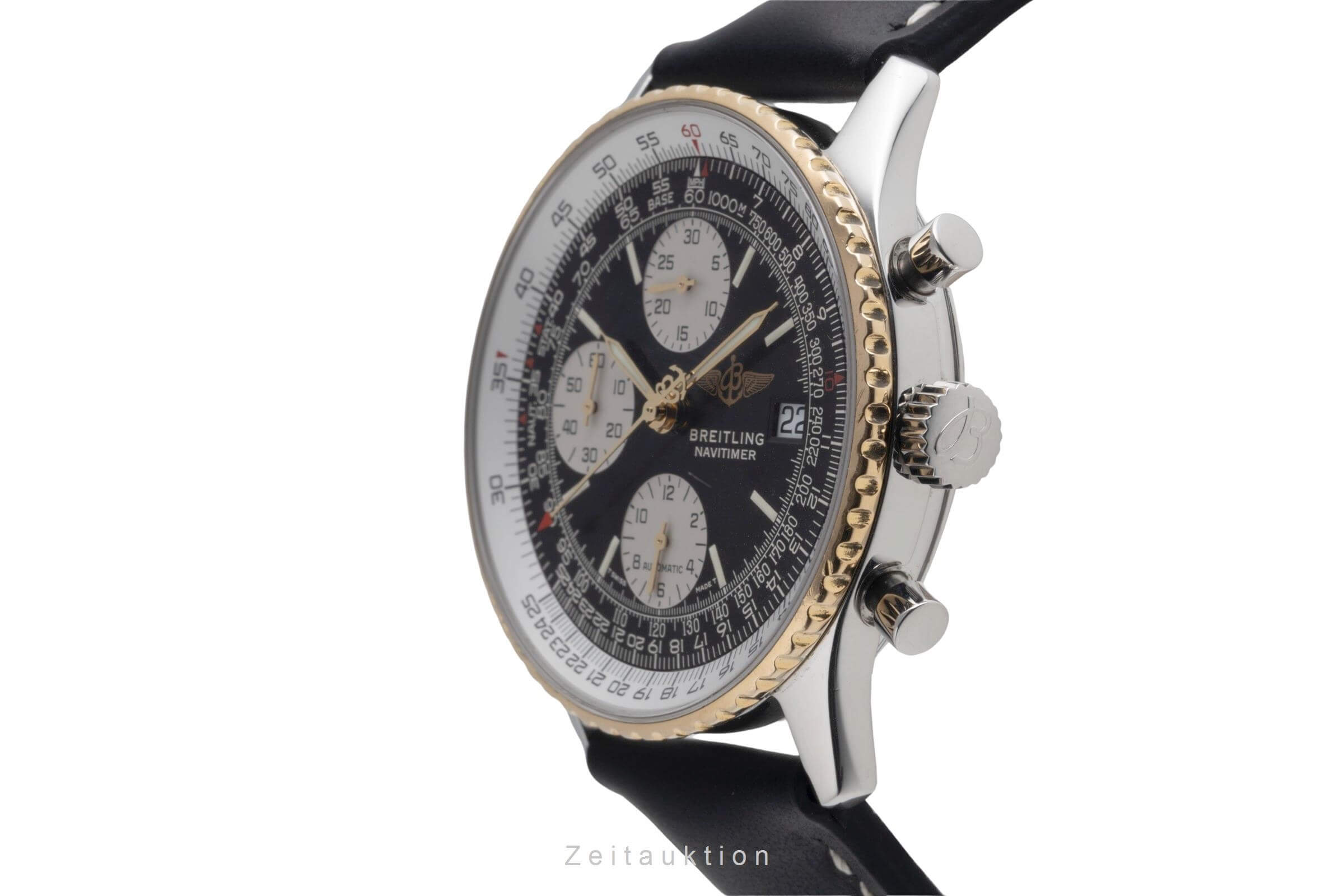 Breitling Navitimer cronografo acciaio / oro automatismo orologio da uomo D13022  [2501897]