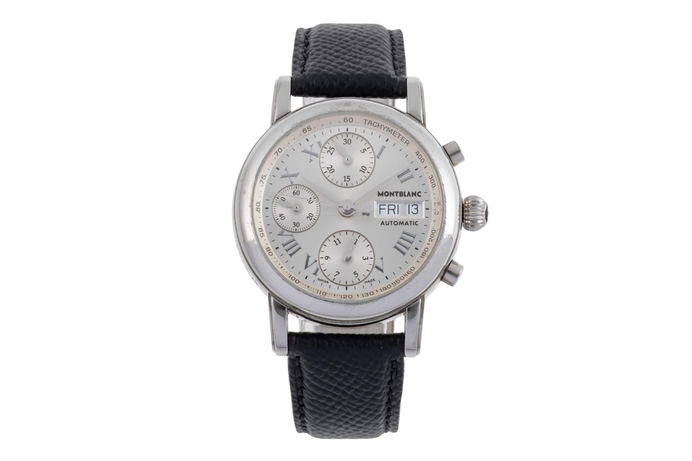 Montblanc Meisterstück chronograph steel automatic men's watch 7016  [2501901]