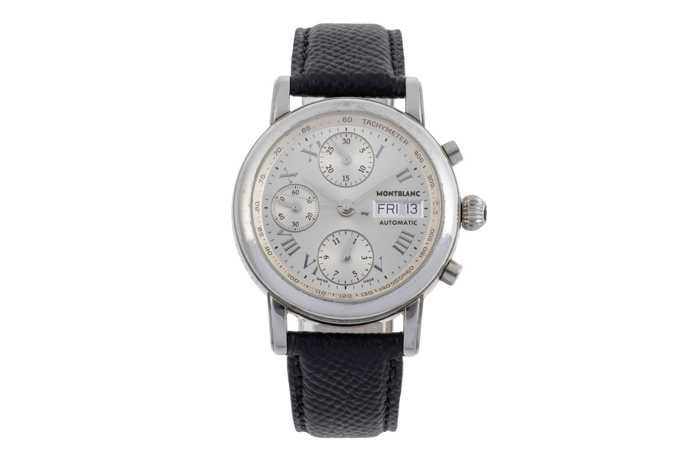 Montblanc Meisterstück cronógrafo acero automático reloj para caballeros 7016  [2501901]