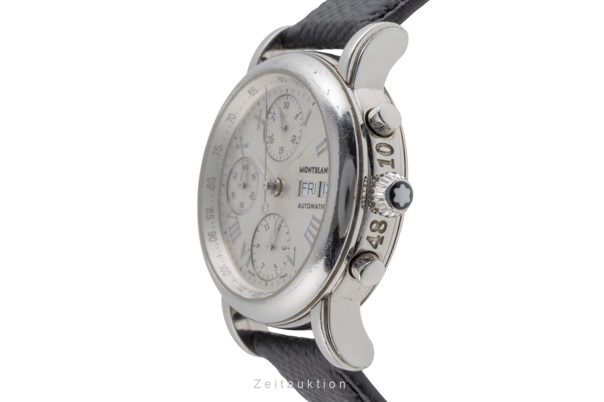 Montblanc Meisterstück chronograph steel automatic men's watch 7016  [2501901]