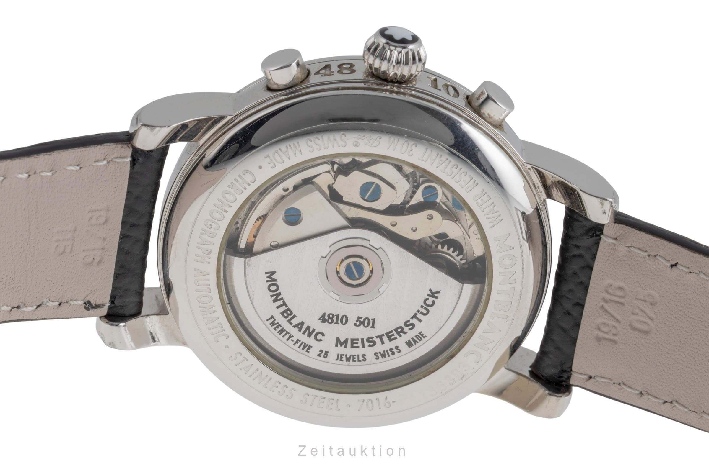 Montblanc Meisterstück chronograph steel automatic men's watch 7016  [2501901]