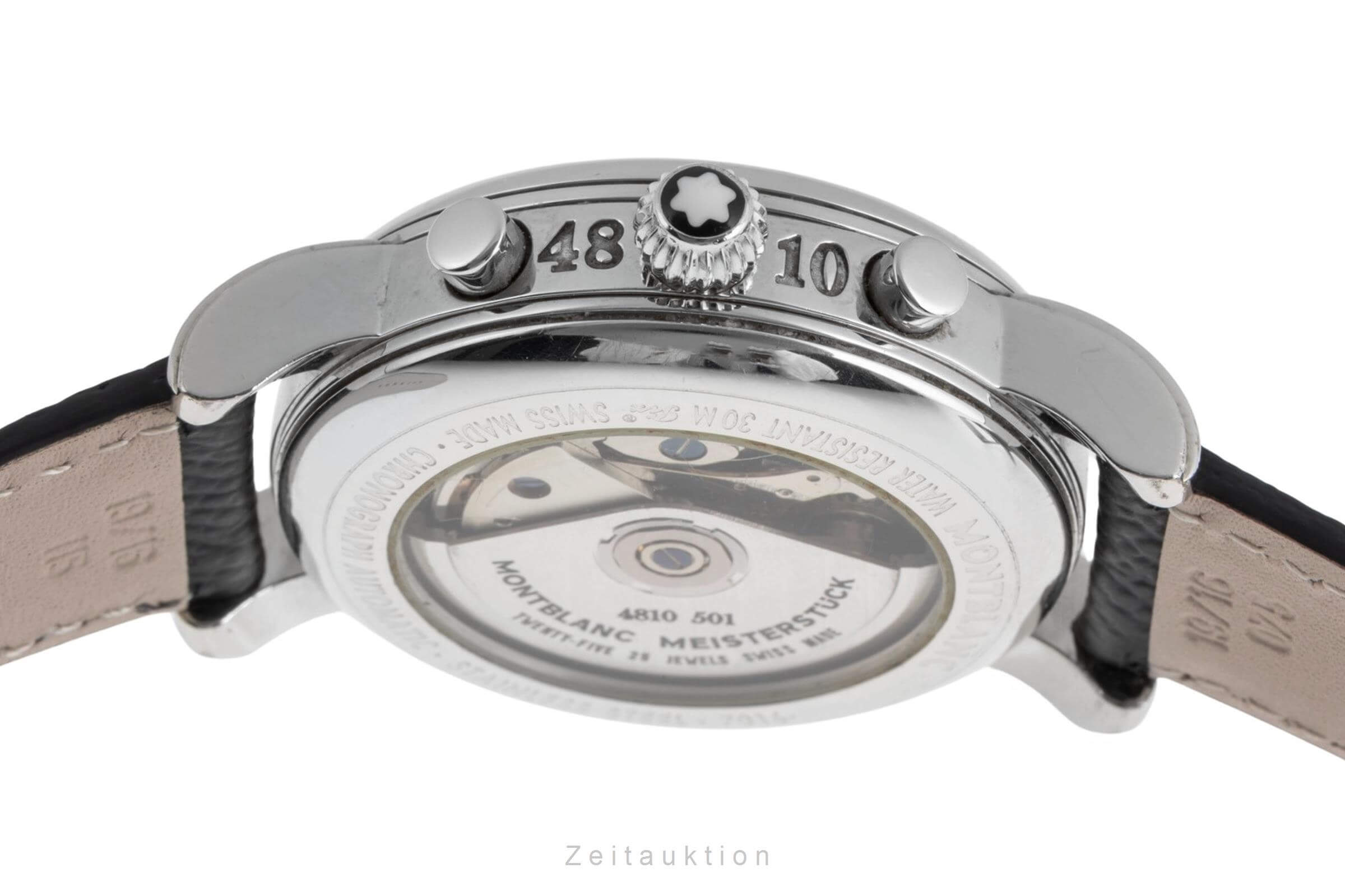 Montblanc Meisterstück chronograph steel automatic men's watch 7016  [2501901]