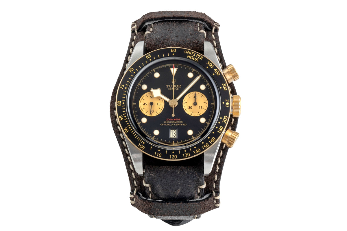 Tudor Black Bay chronograph steel / gold automatic men's watch 79363N LP: 6790EUR  [2501904]