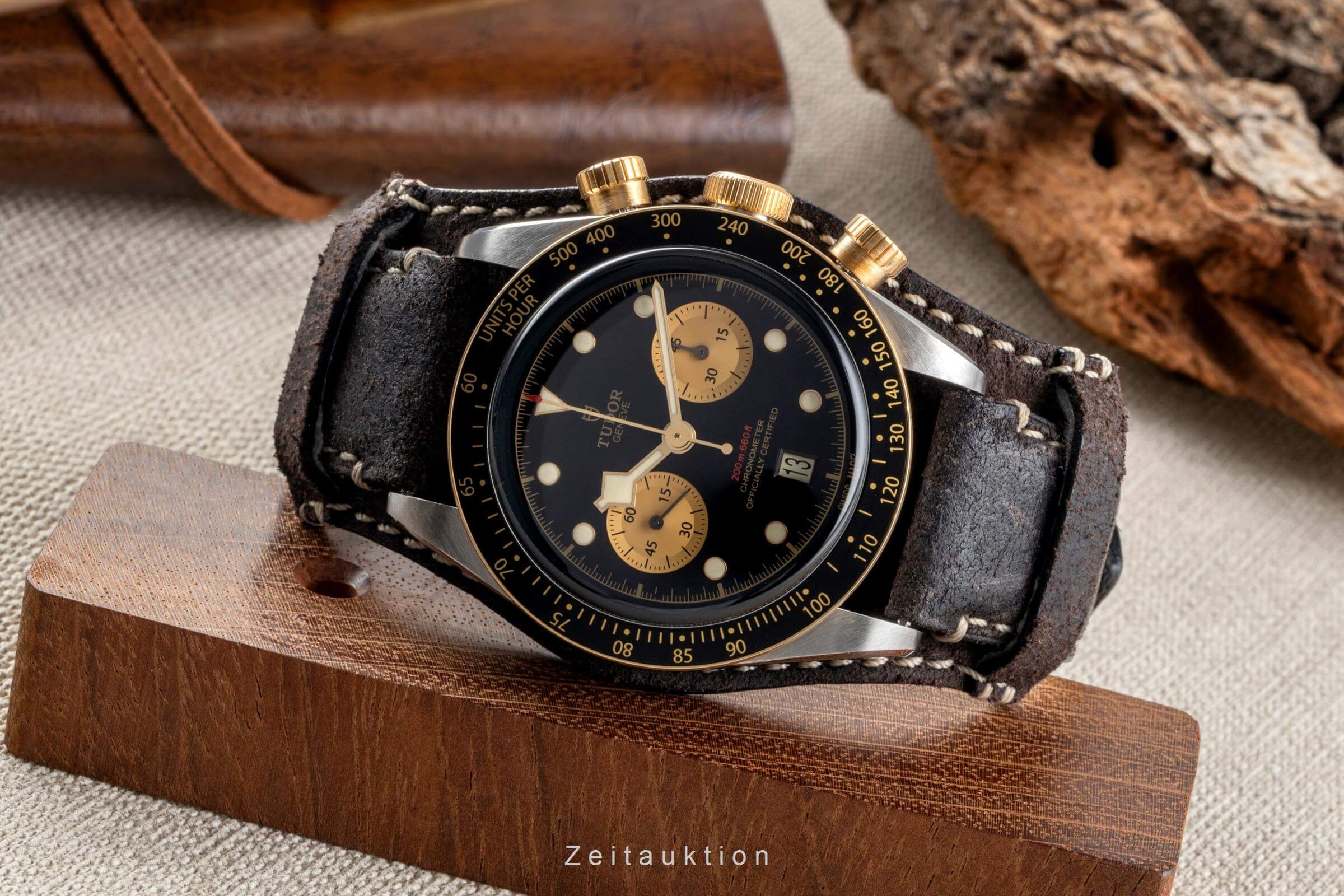 Tudor Black Bay chronograph steel gold automatic MT 5813
