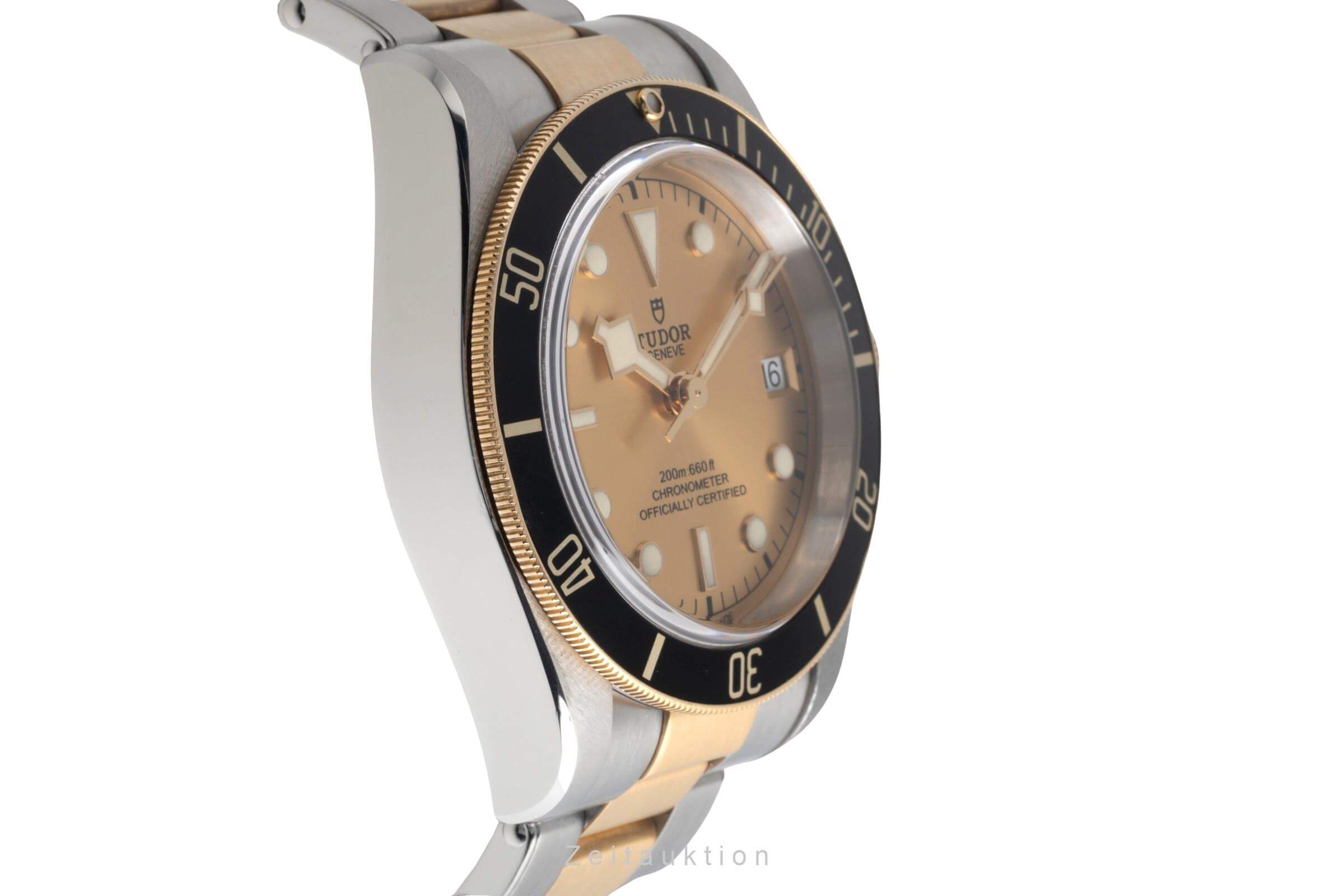 mobbys Tira フルスーツ ブラック/ベージュ/ゴールド Tudor Black Bay steel / gold automatic Kal. MT 5612 Ref. 79733N