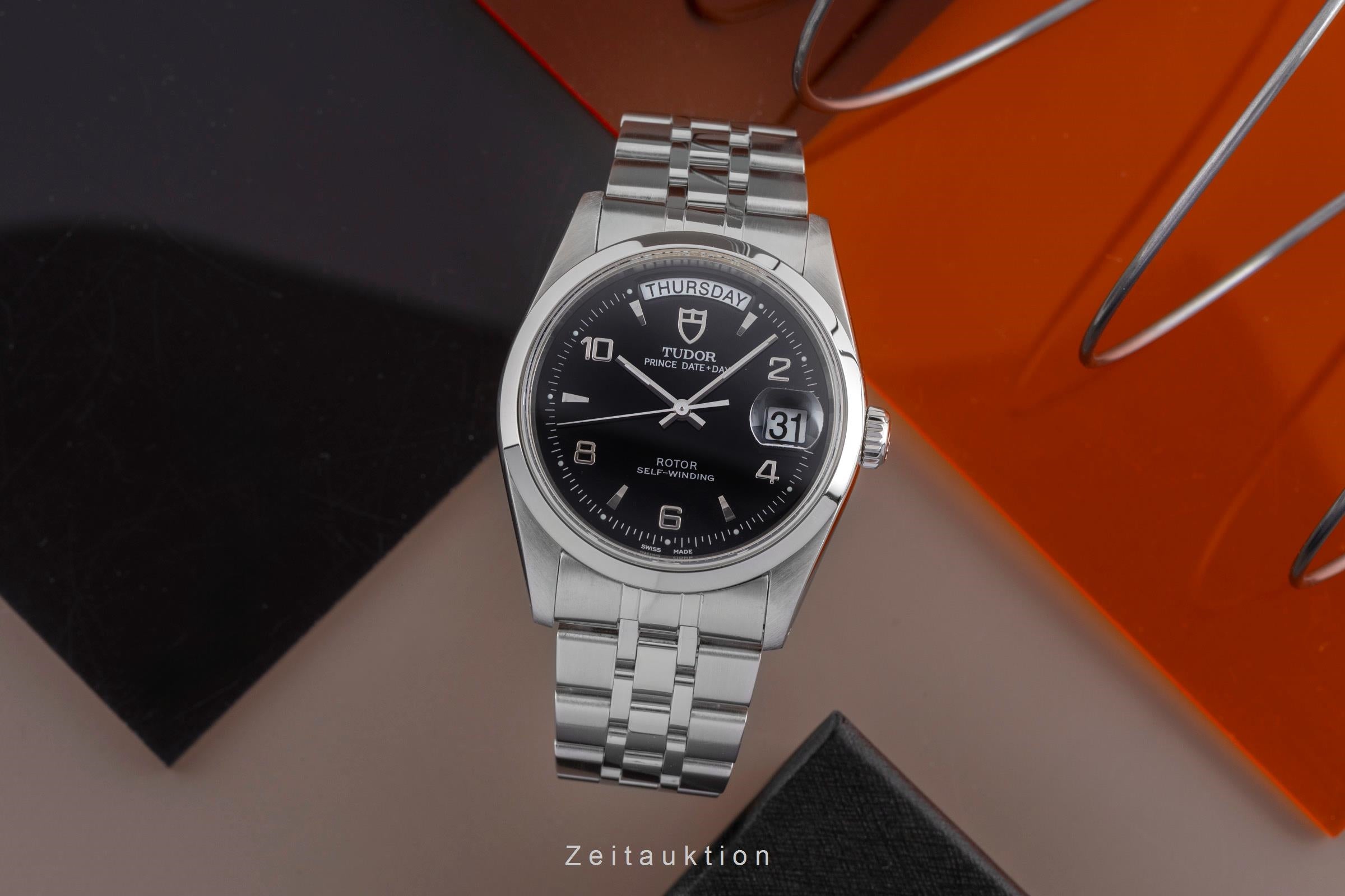 Tudor Date-Day steel automatic men's watch 76200  [2501909]