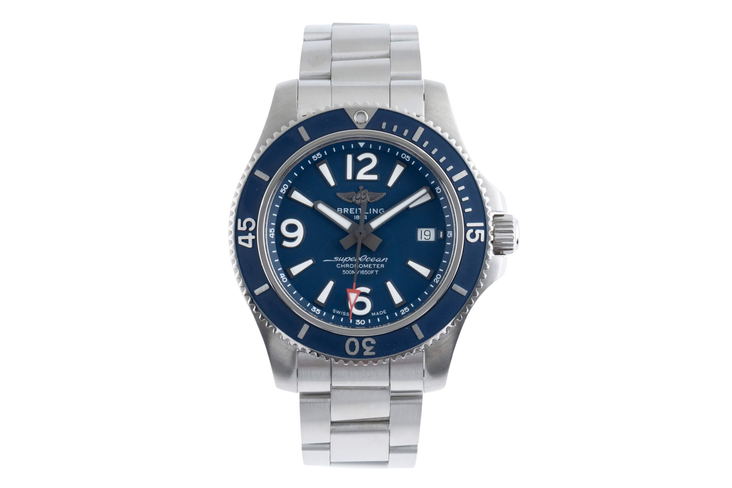 Breitling Superocean Stahl Automatik Herrenuhr Ref. A17366D81C1A1 B&P 2022 [2501918]