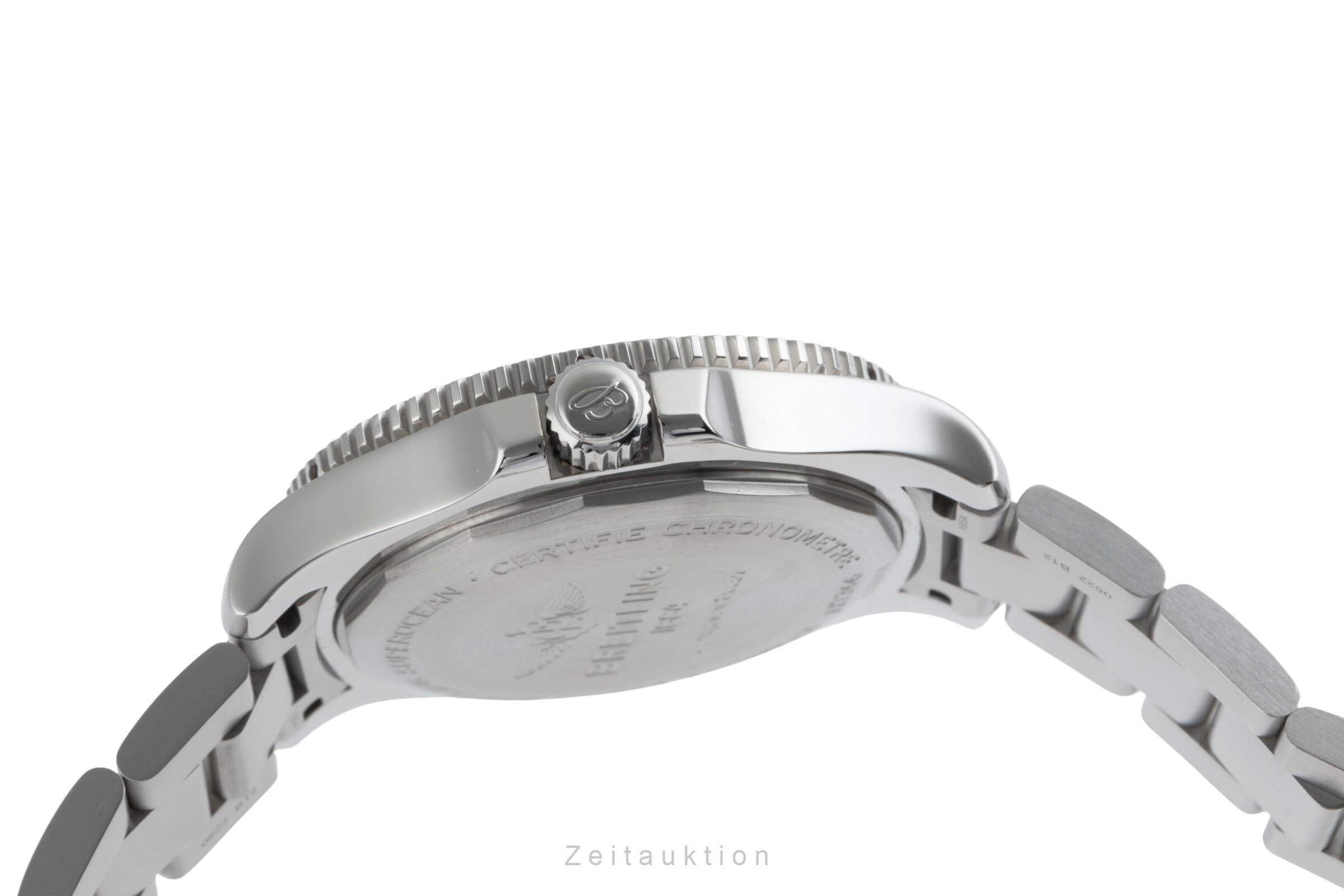 Breitling Superocean Stahl Automatik Herrenuhr Ref. A17366D81C1A1 B&P 2022 [2501918]