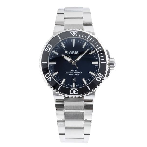 Oris Aquis Date acciaio automatismo orologio da uomo 01 733 7730 4135  [2501919]