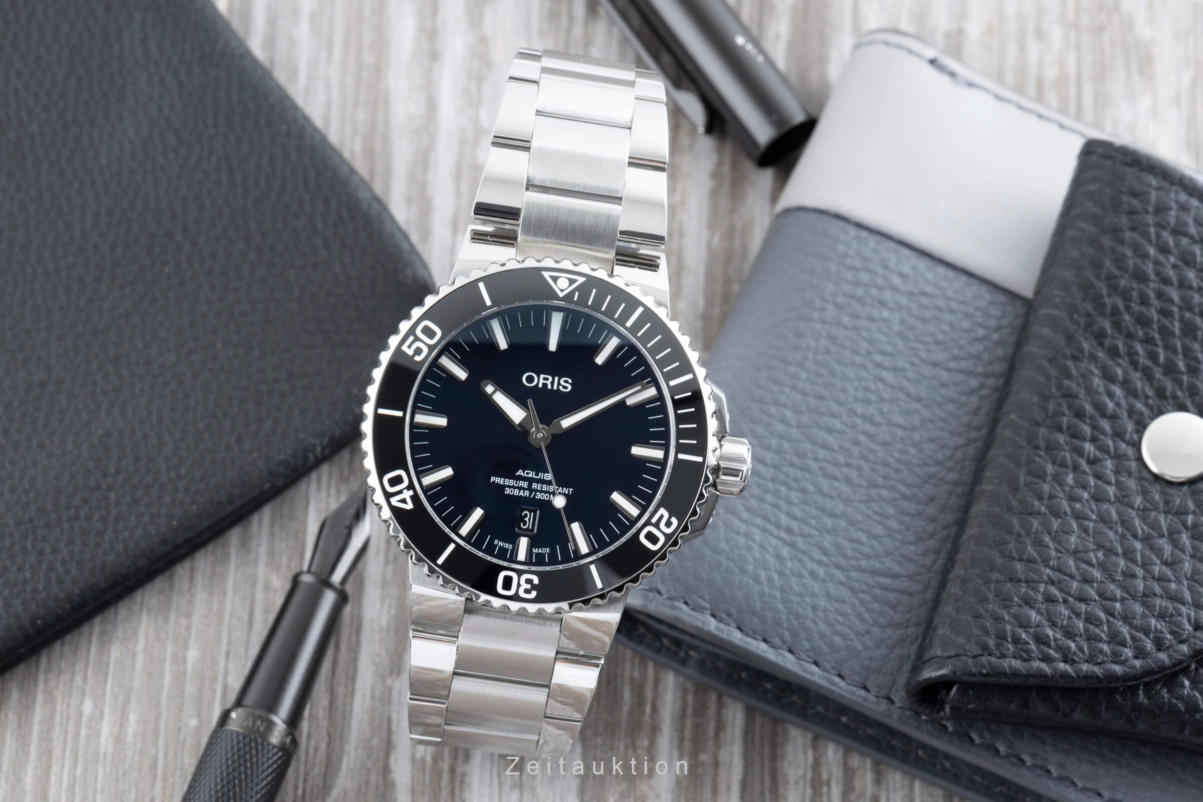 Oris Aquis Date acciaio automatismo orologio da uomo 01 733 7730 4135  [2501919]