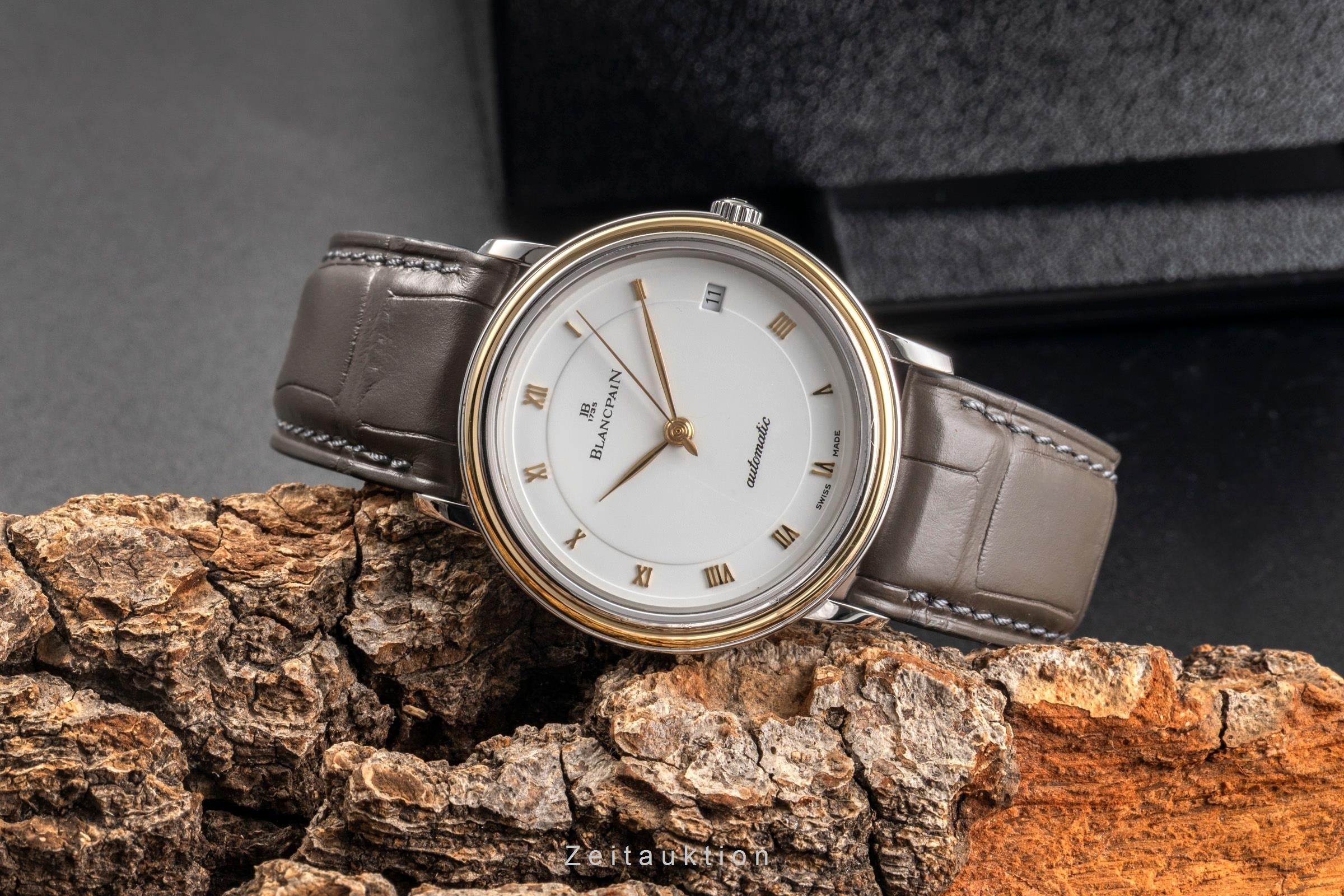 Blancpain Villeret acier / or  automatique montre pour hommes 1195-1318  [2501923]