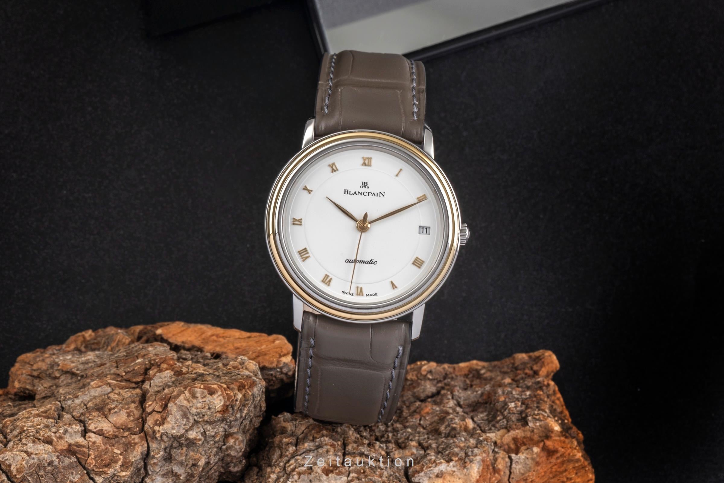 Blancpain Villeret acier / or  automatique montre pour hommes 1195-1318  [2501923]