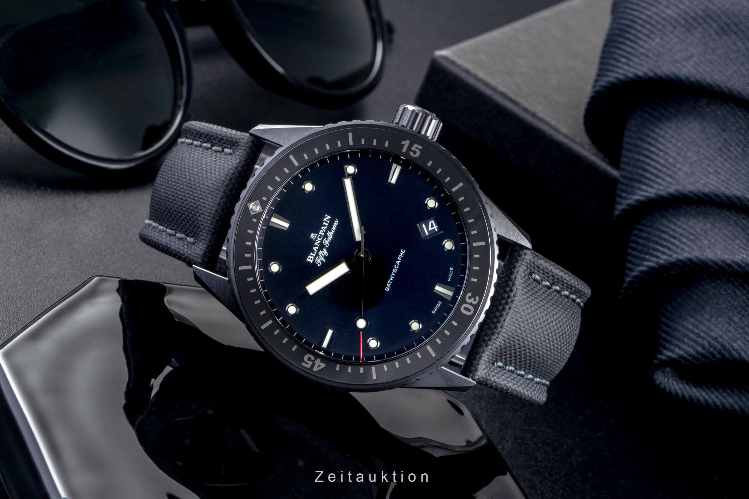 Blancpain Fifty Fathoms Bathyscaphe Keramik Ref. 5000.0130.B52A B&P 2016 [2501932]