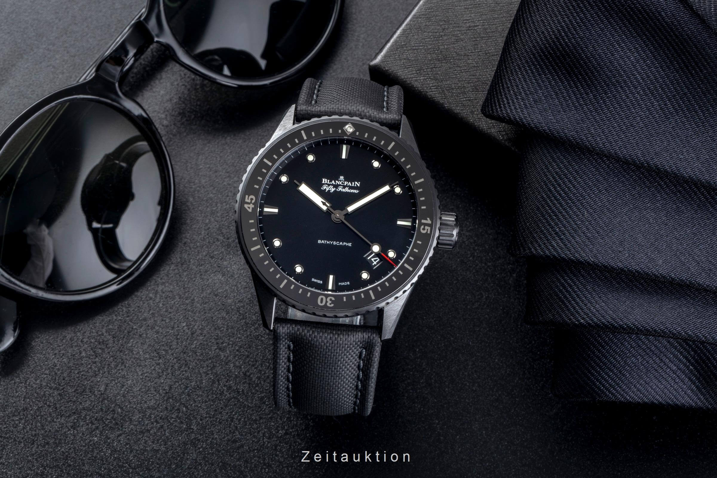 Blancpain Fifty Fathoms Bathyscaphe Keramik Ref. 5000.0130.B52A B&P 2016 [2501932]