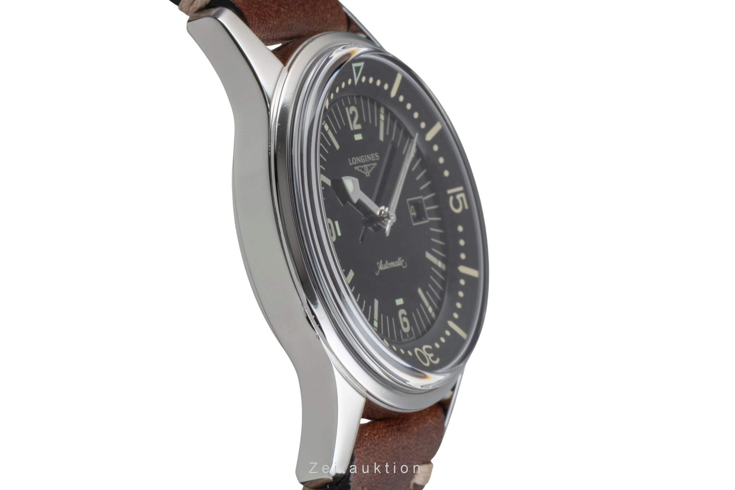 Longines Legend Diver Stahl Automatik Herrenuhr Ref. L3.374.4.50.0 B&P NP 2550 € [2501934]