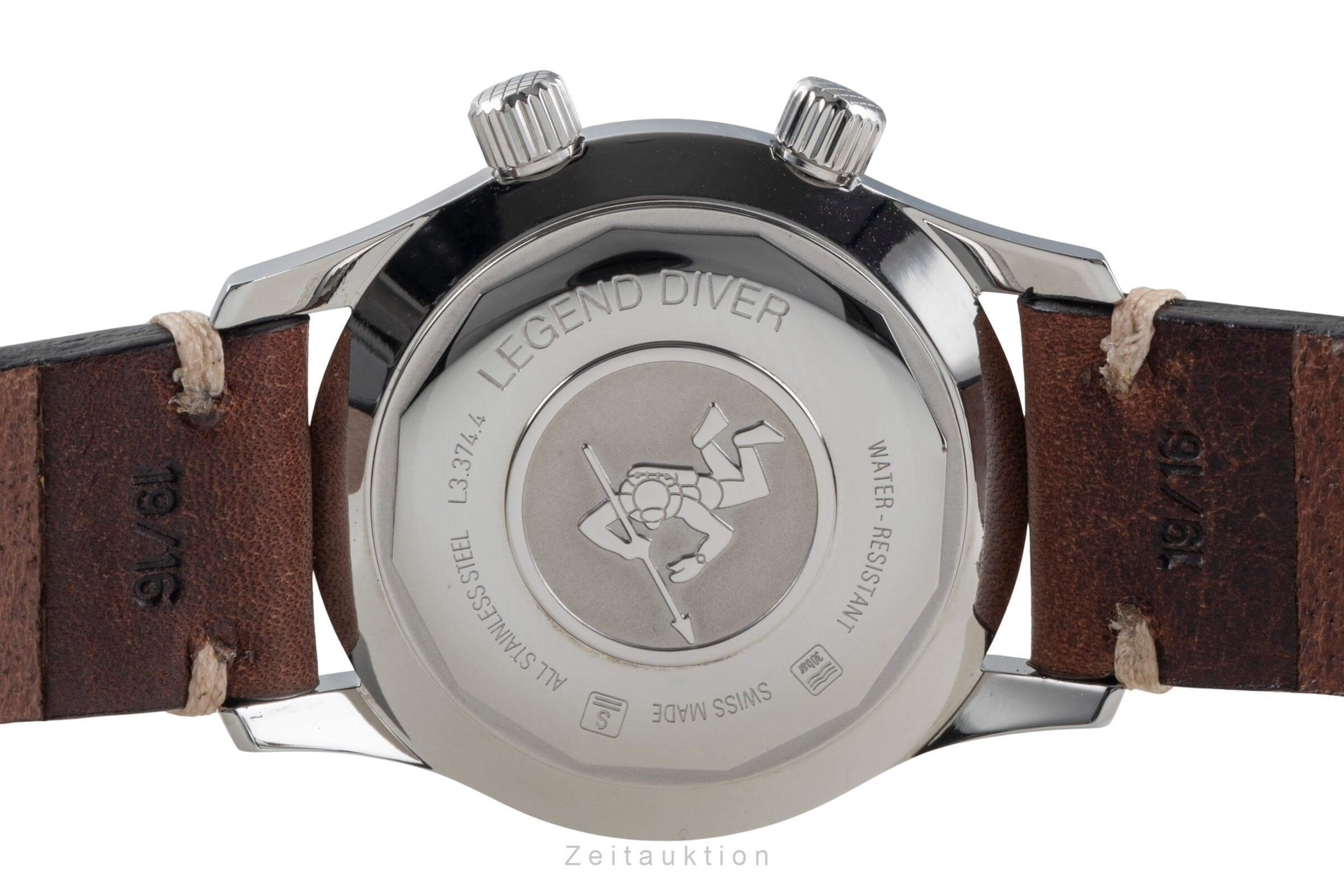 Longines Legend Diver Stahl Automatik Herrenuhr Ref. L3.374.4.50.0 B&P NP 2550 € [2501934]