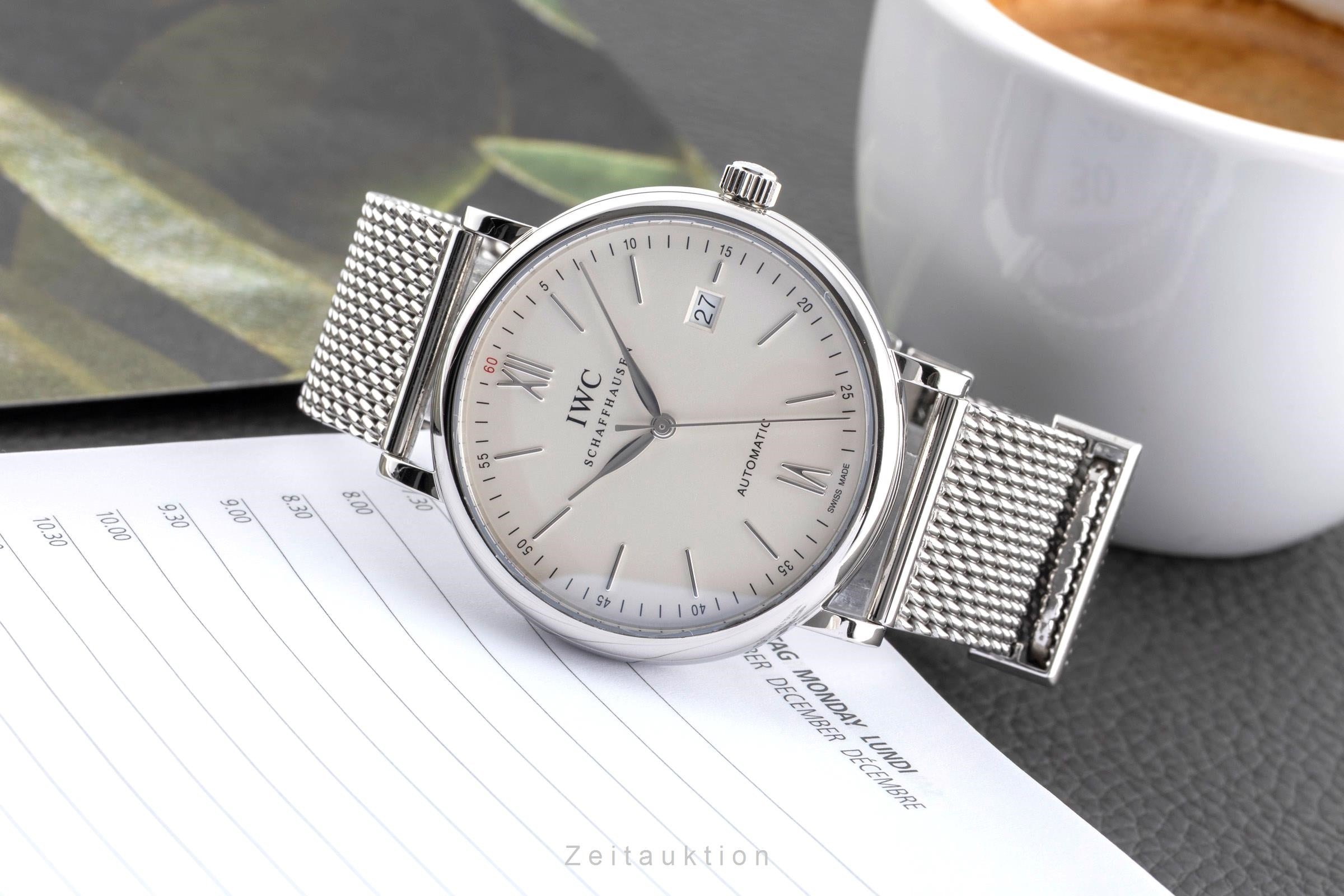 IWC Portofino acero automático reloj para caballeros IW356505  [2501935]