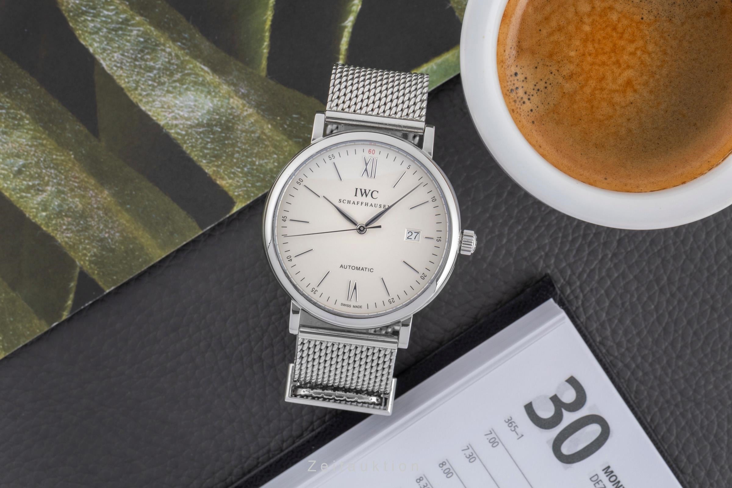 IWC Portofino acero automático reloj para caballeros IW356505  [2501935]