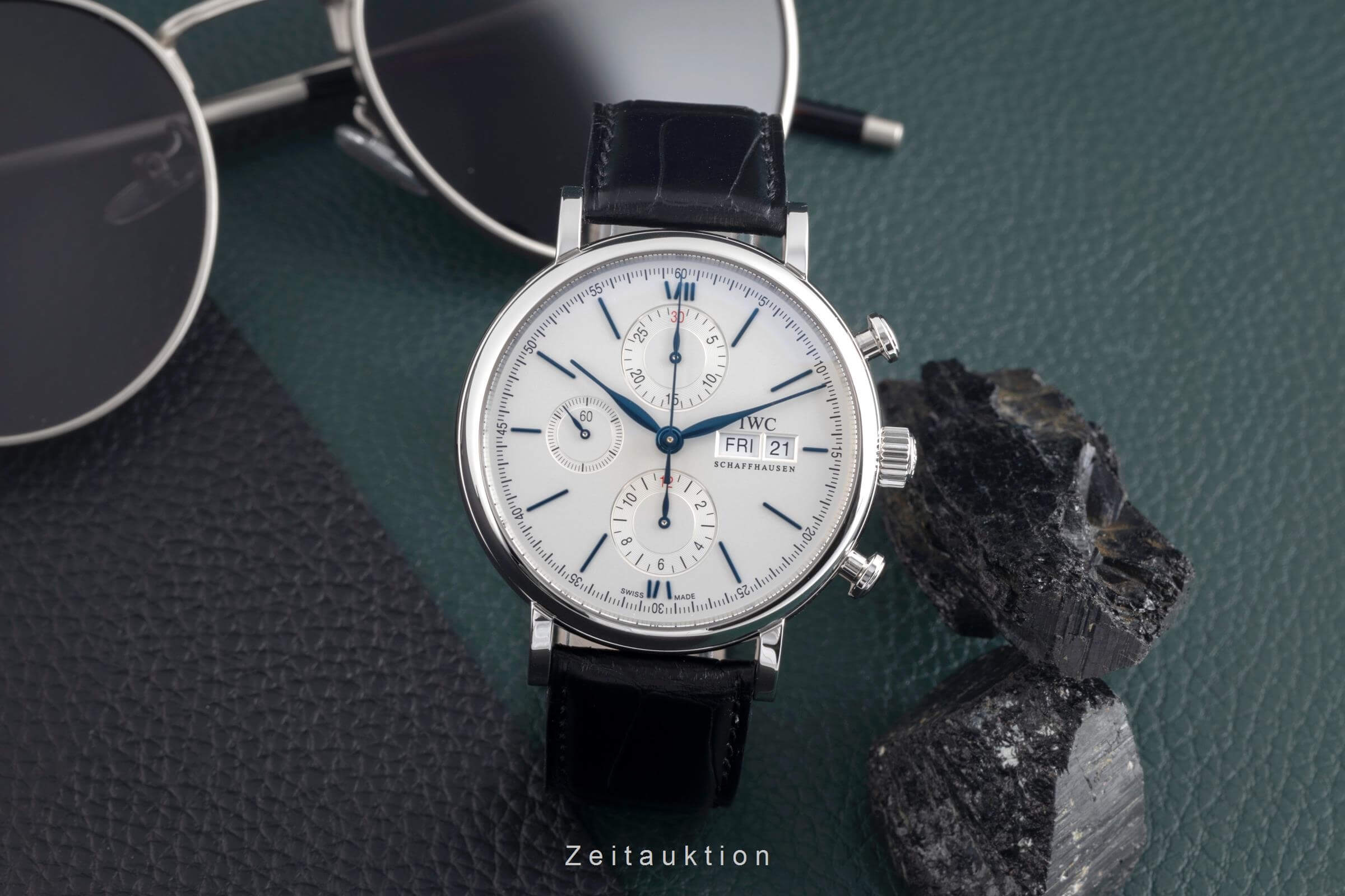 IWC Portofino cronografo acciaio automatismo orologio da uomo IW391037 LP: 7100EUR  [2501937]