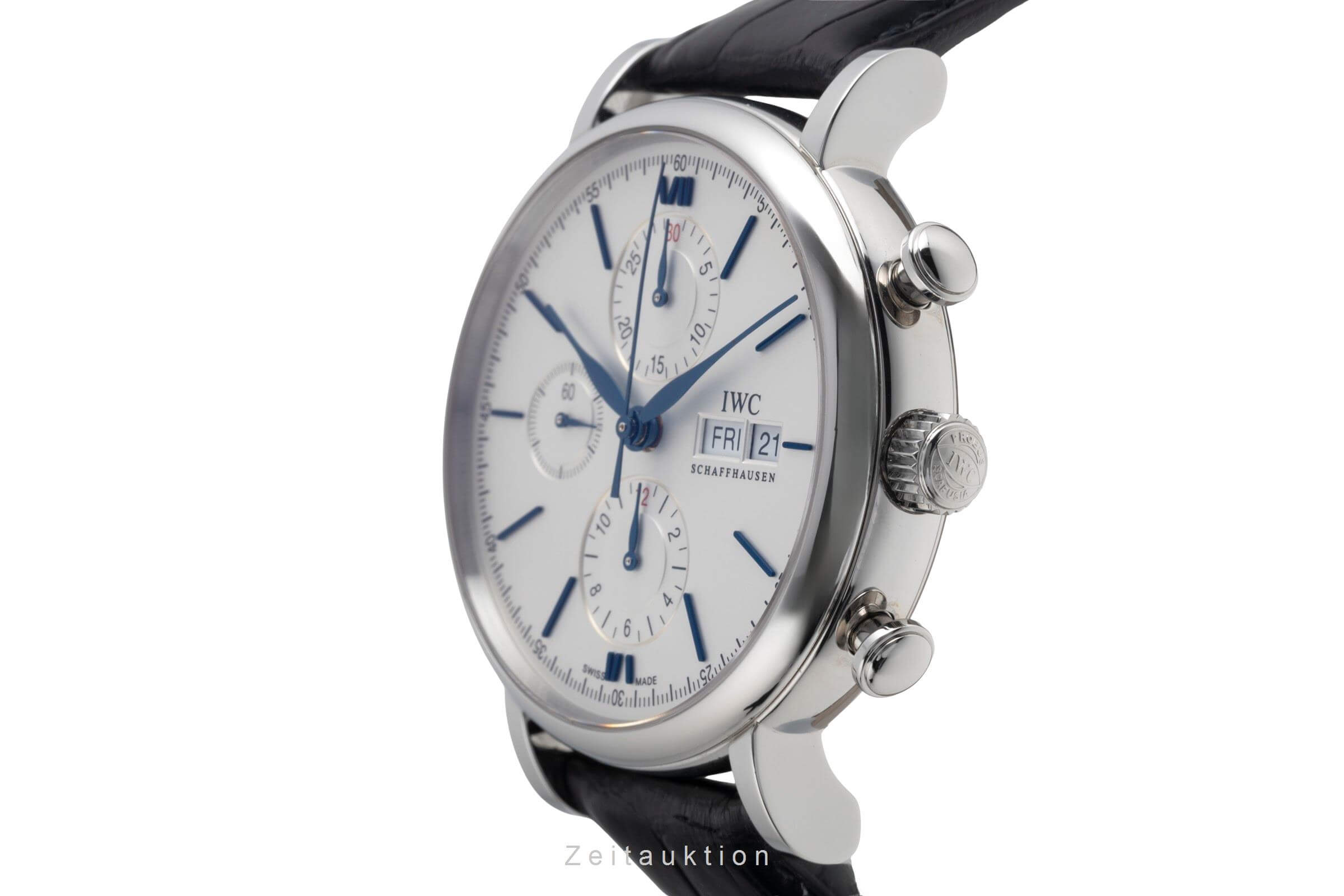 IWC Portofino cronografo acciaio automatismo orologio da uomo IW391037 LP: 7100EUR  [2501937]