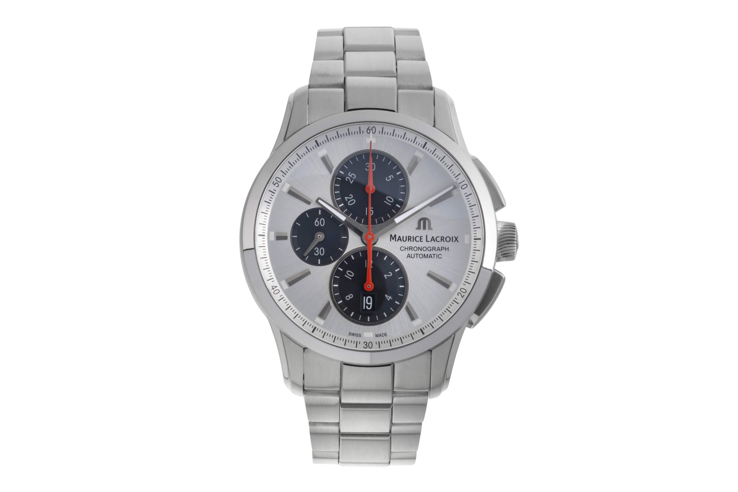 ルイ Maurice Lacroix Pontos chronograph steel automatic Ref. PT6388