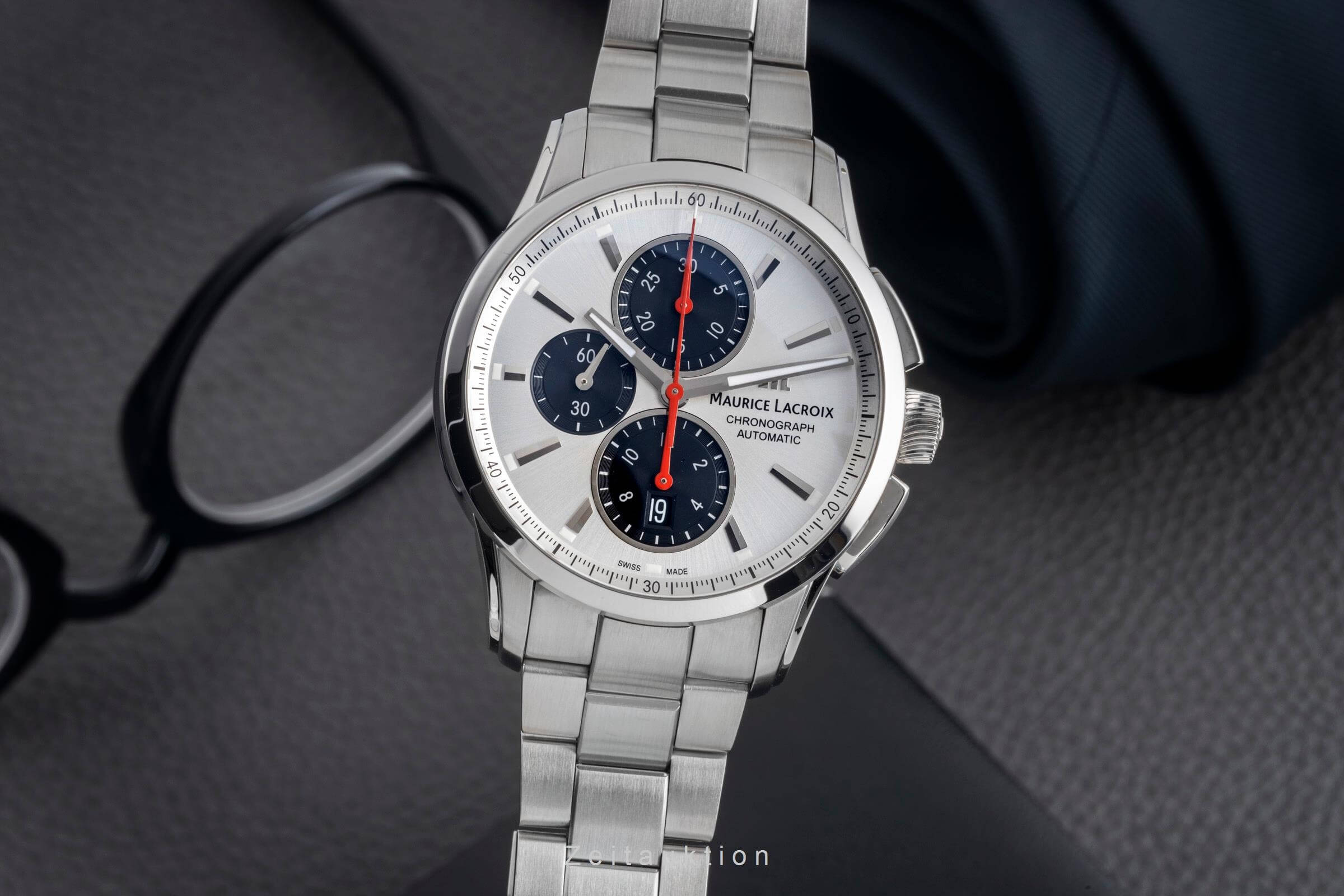 Maurice Lacroix Pontos Chronograph Silver Dial Automatik Herrenuhr Ref. PT6388 [2501943]