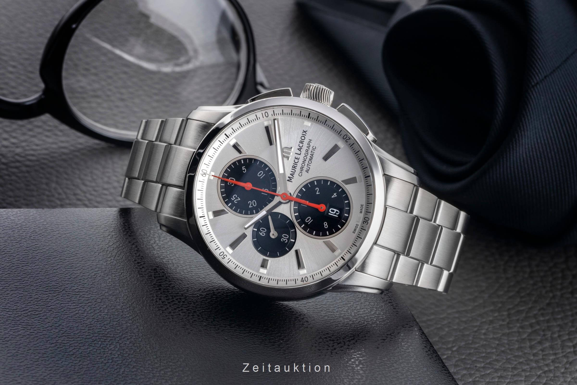 Maurice Lacroix Pontos chronograph steel automatic Ref. PT6388