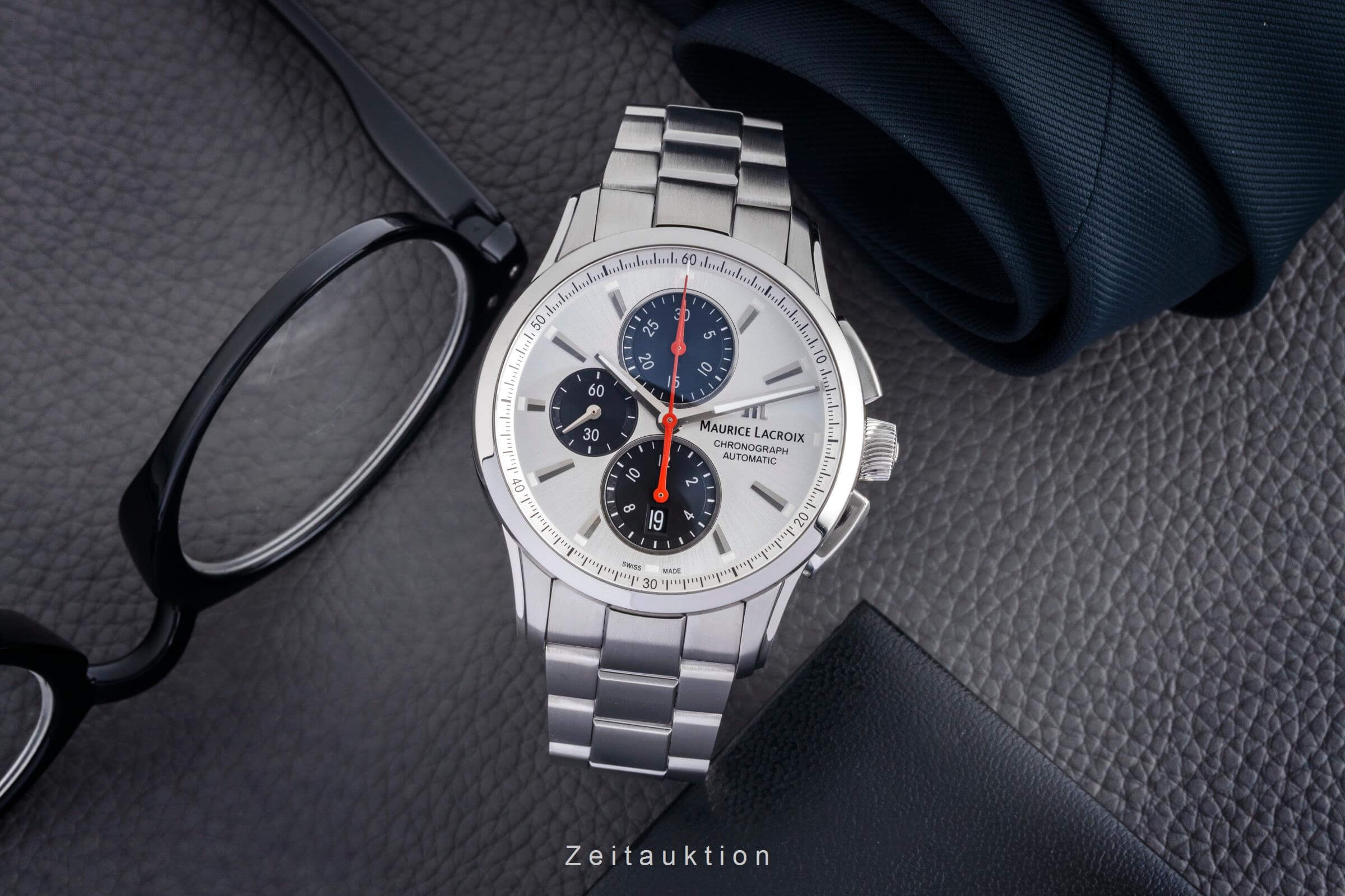 Maurice Lacroix Pontos Chronograph Silver Dial Automatik Herrenuhr Ref. PT6388 [2501943]