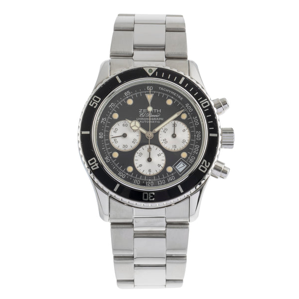 Zenith El Primero chronograph steel automatic men's watch 02.1322.400.644  [2501945]