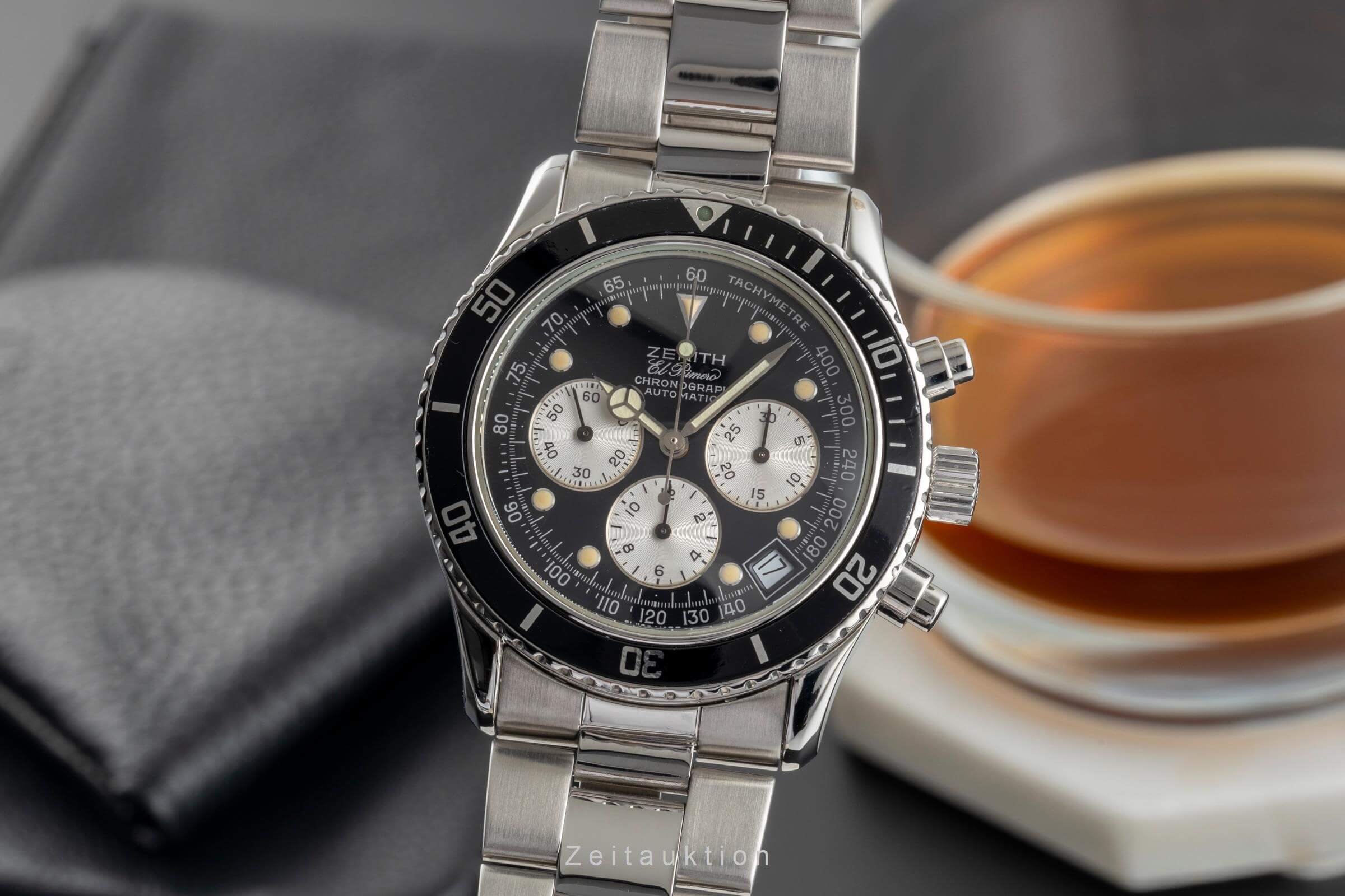 Zenith El Primero chronograph steel automatic men's watch 02.1322.400.644  [2501945]