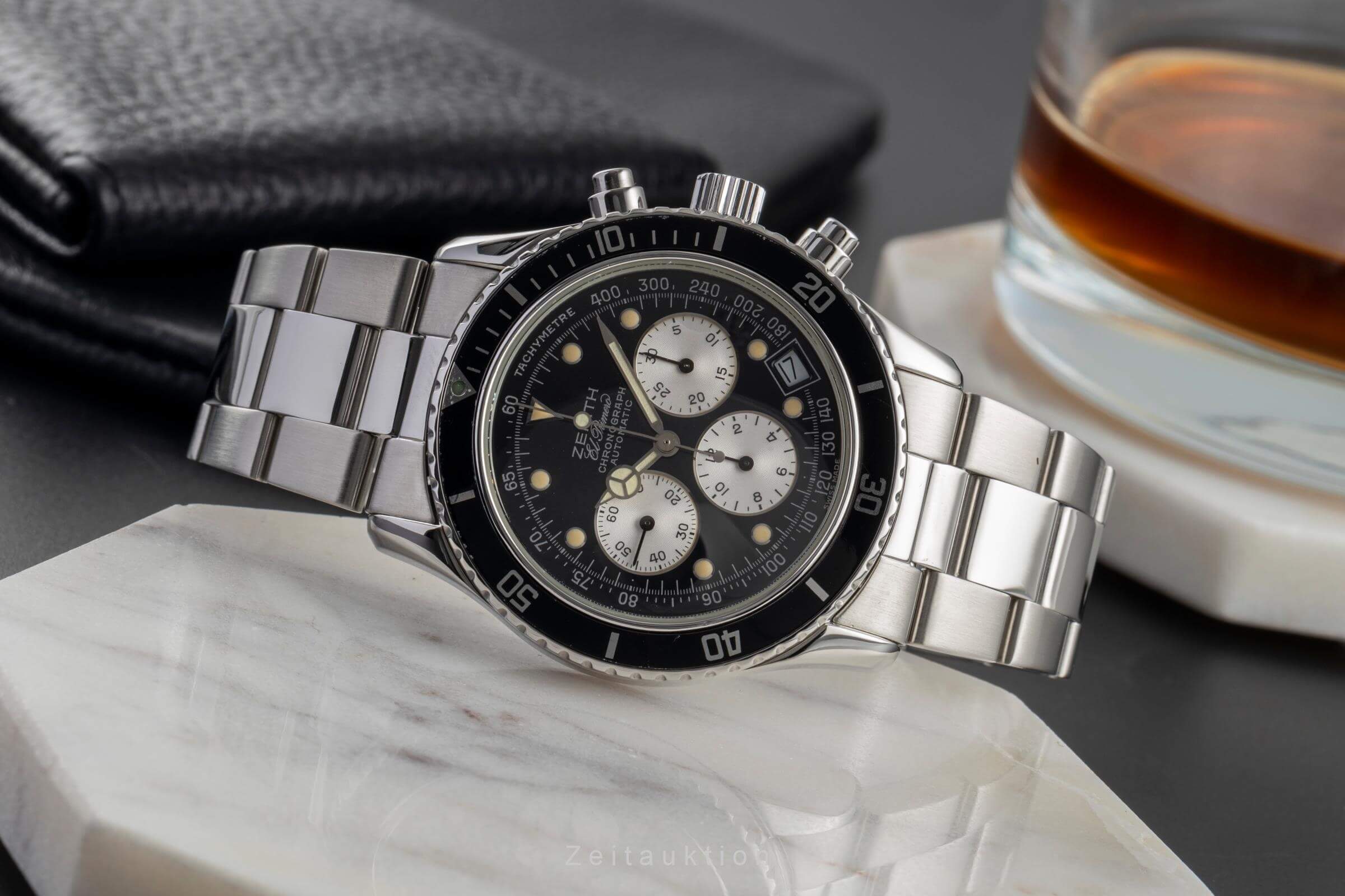 Zenith El Primero chronograph steel automatic Kal. 400 Ref