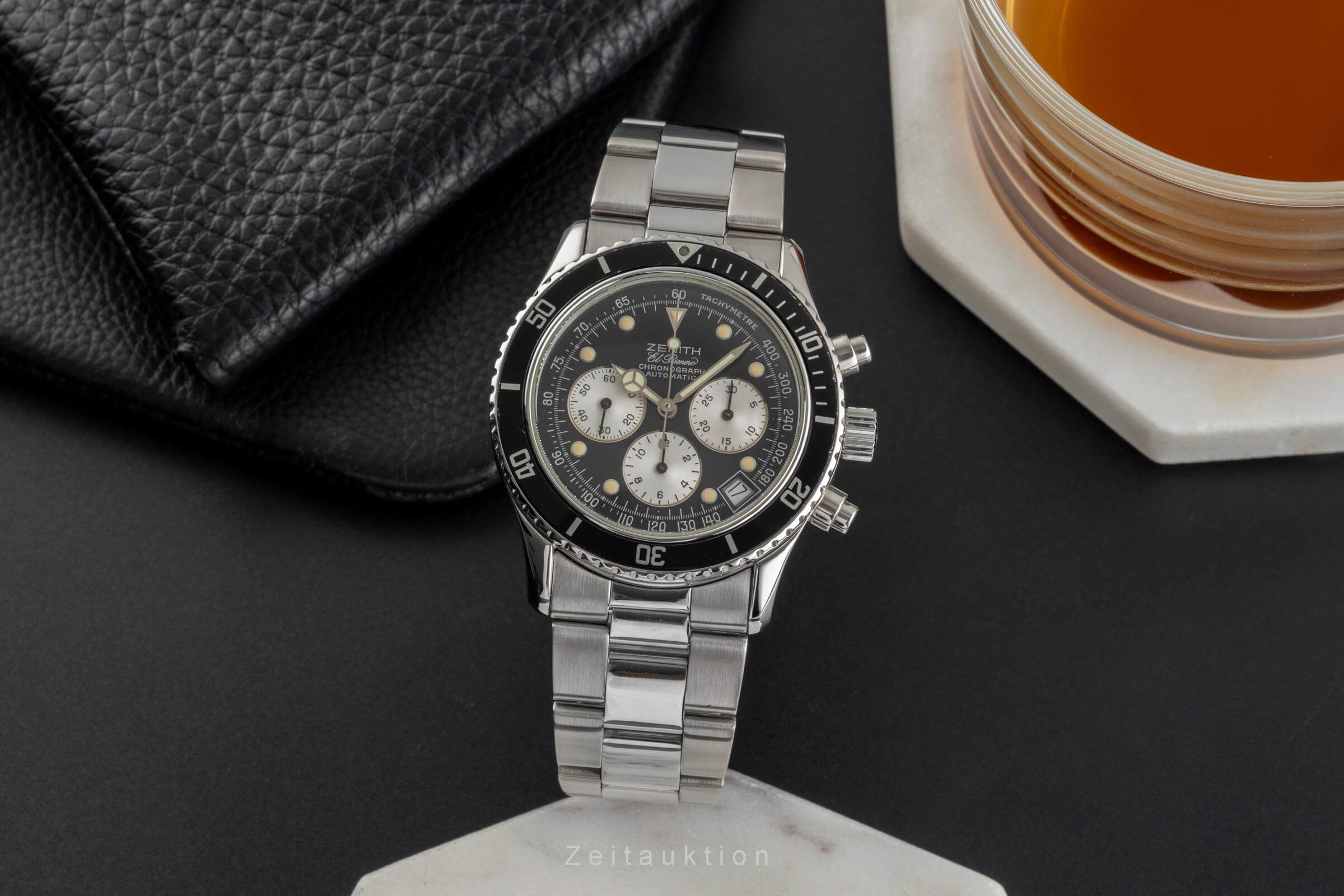 Zenith El Primero chronograph steel automatic Kal. 400 Ref