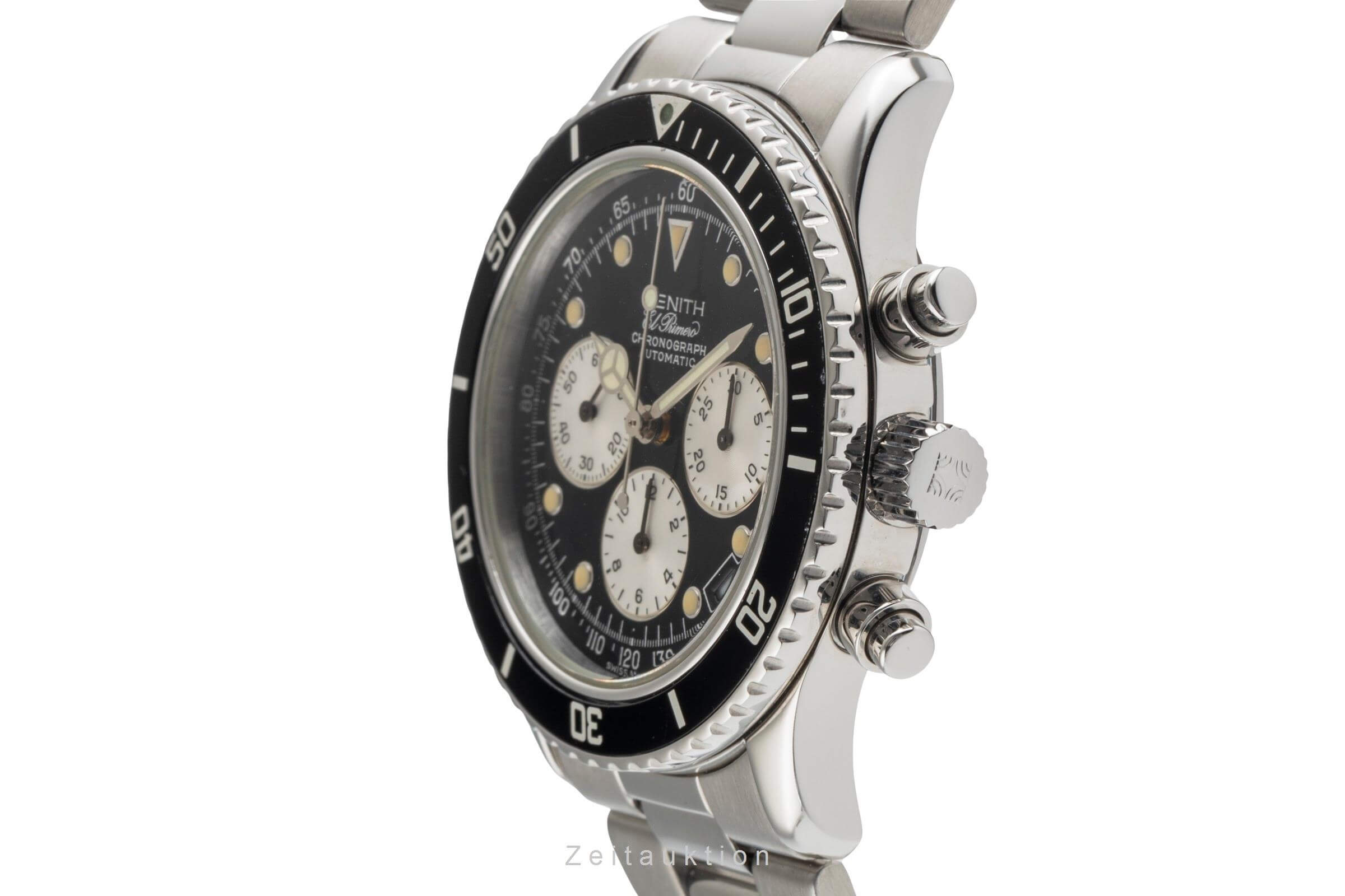 Zenith El Primero chronograph steel automatic men's watch 02.1322.400.644  [2501945]