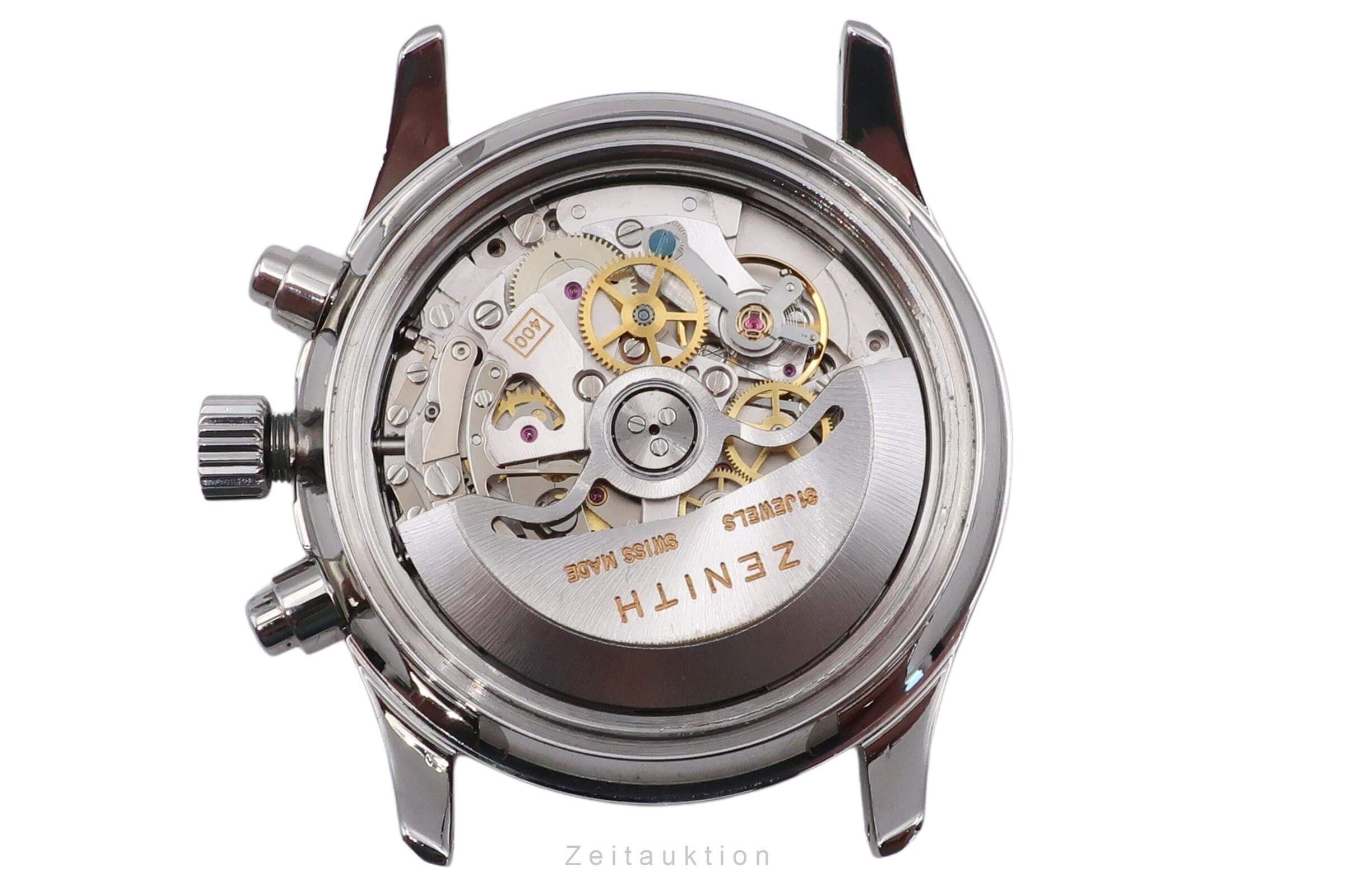 Zenith El Primero chronograph steel automatic Kal. 400 Ref