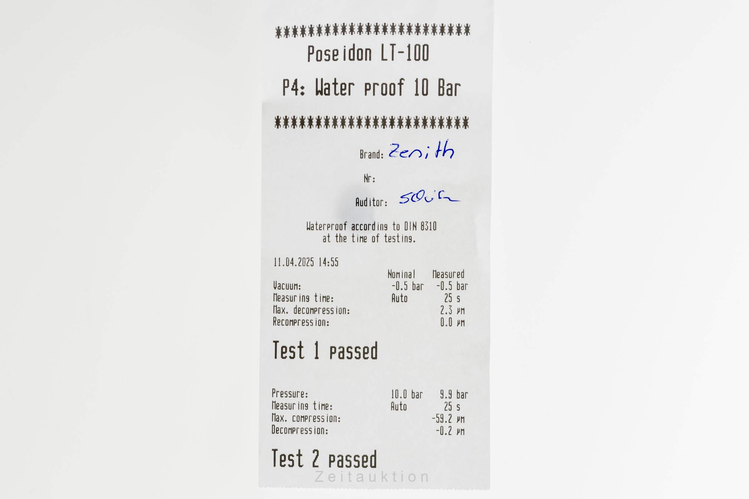 Zenith El Primero chronograph steel automatic men's watch 02.1322.400.644  [2501945]