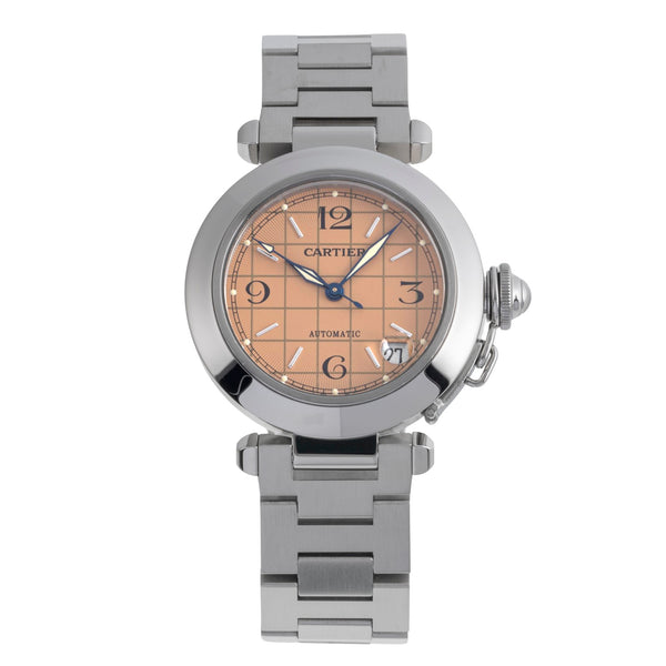 Cartier Pasha acier automatique montre pour hommes W31024M7  [2501947]