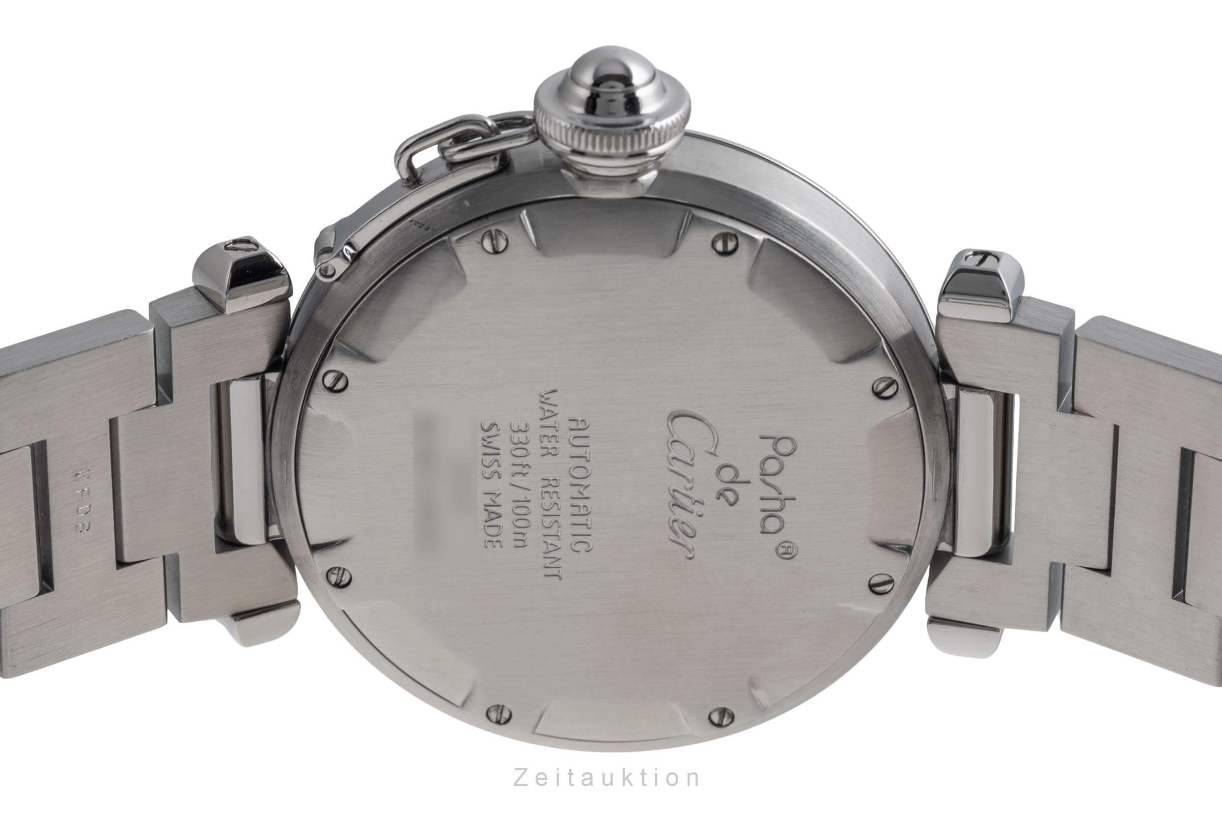 Cartier Pasha acier automatique montre pour hommes W31024M7  [2501947]