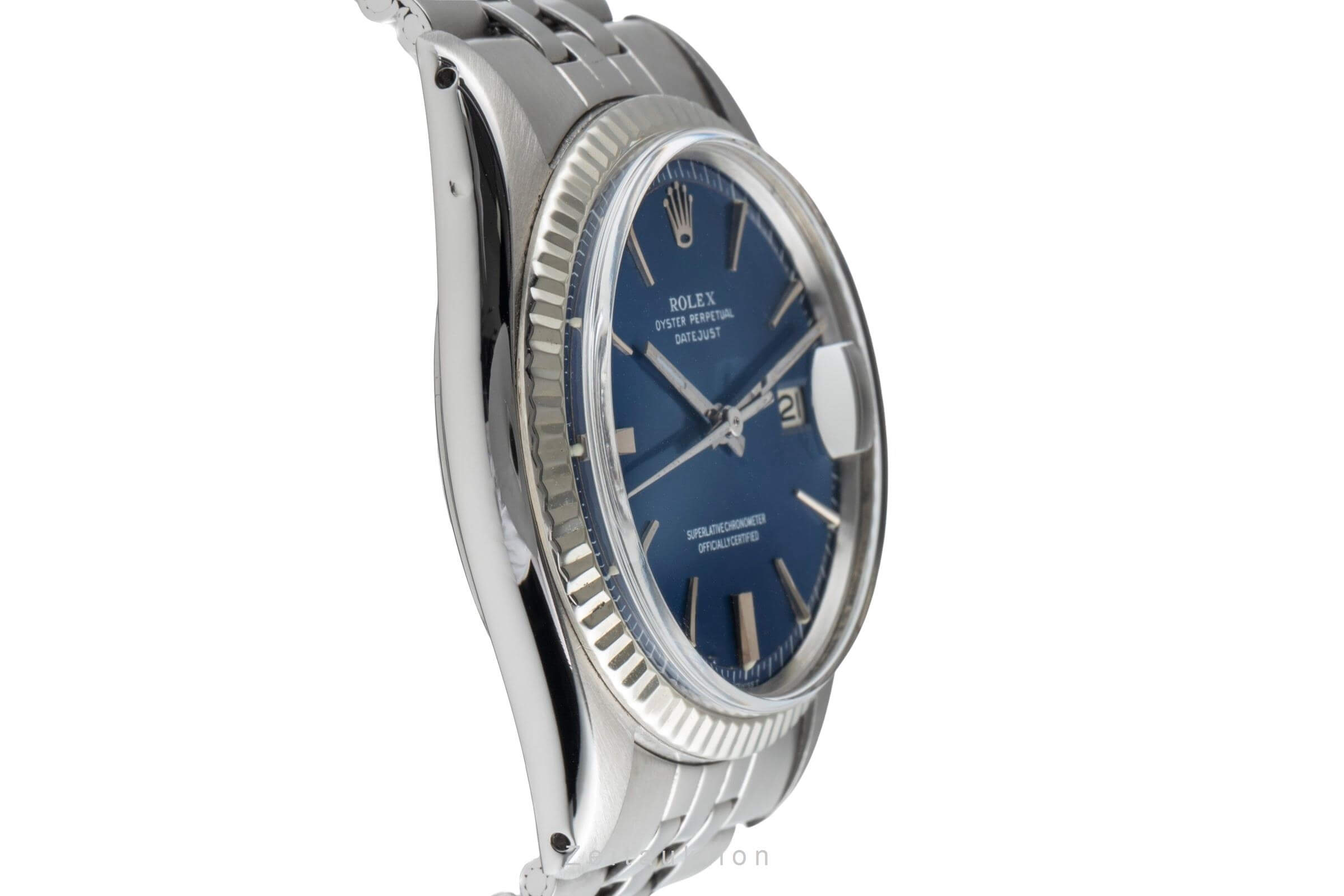 Rolex Datejust acciaio / oro bianco automatismo orologio da uomo 1601  [2501955]