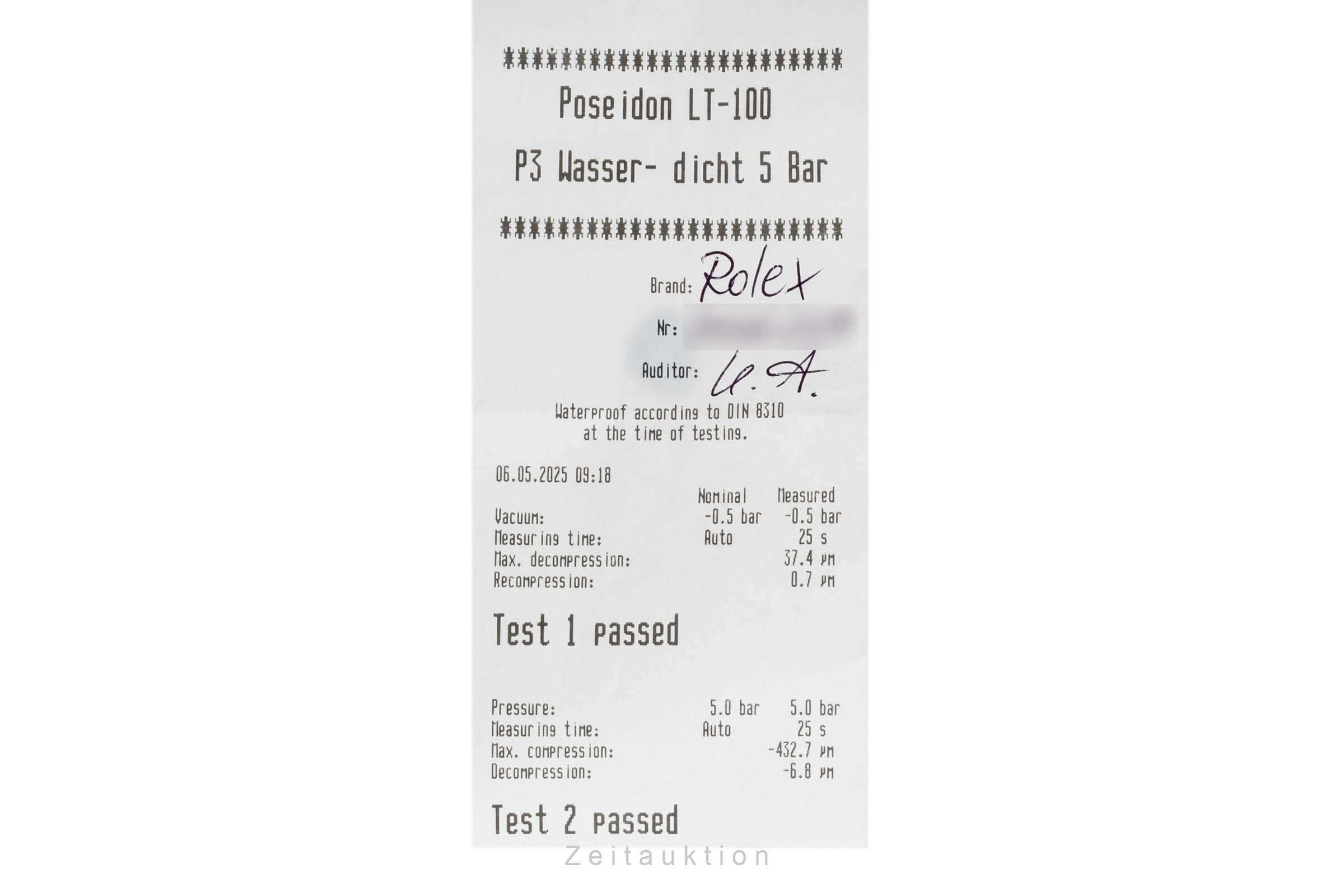 Rolex Datejust acciaio / oro bianco automatismo orologio da uomo 1601  [2501955]