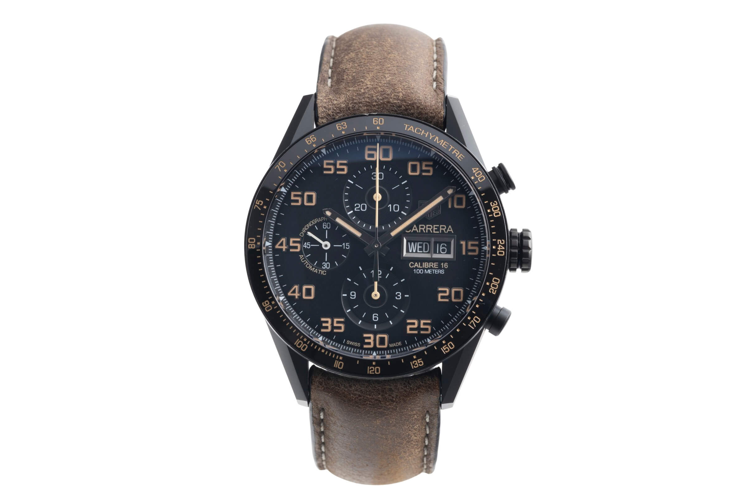 Tag Heuer Carrera chronographe titane  automatique montre pour hommes CV2A84.FC6394  [2501957]