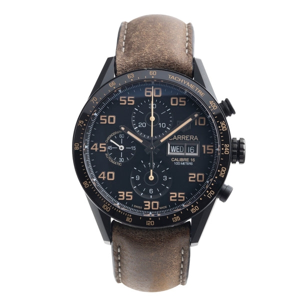 Tag Heuer Carrera chronographe titane  automatique montre pour hommes CV2A84.FC6394  [2501957]