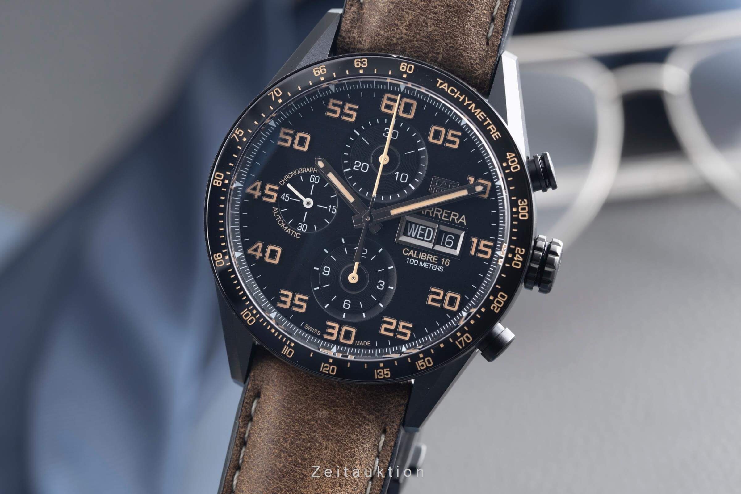 Tag Heuer Carrera chronograph titanium automatic 16 Ref
