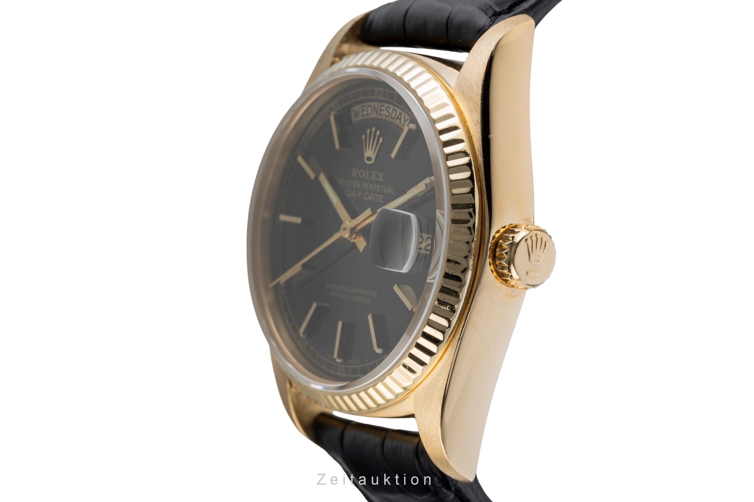 Rolex Day-Date or 18 ct automatique montre pour hommes 18038 Vintage  [2501960]