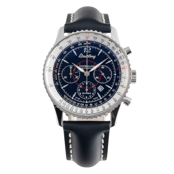 Breitling Montbrillant cronografo acciaio automatismo orologio da uomo A41330  [2501961]