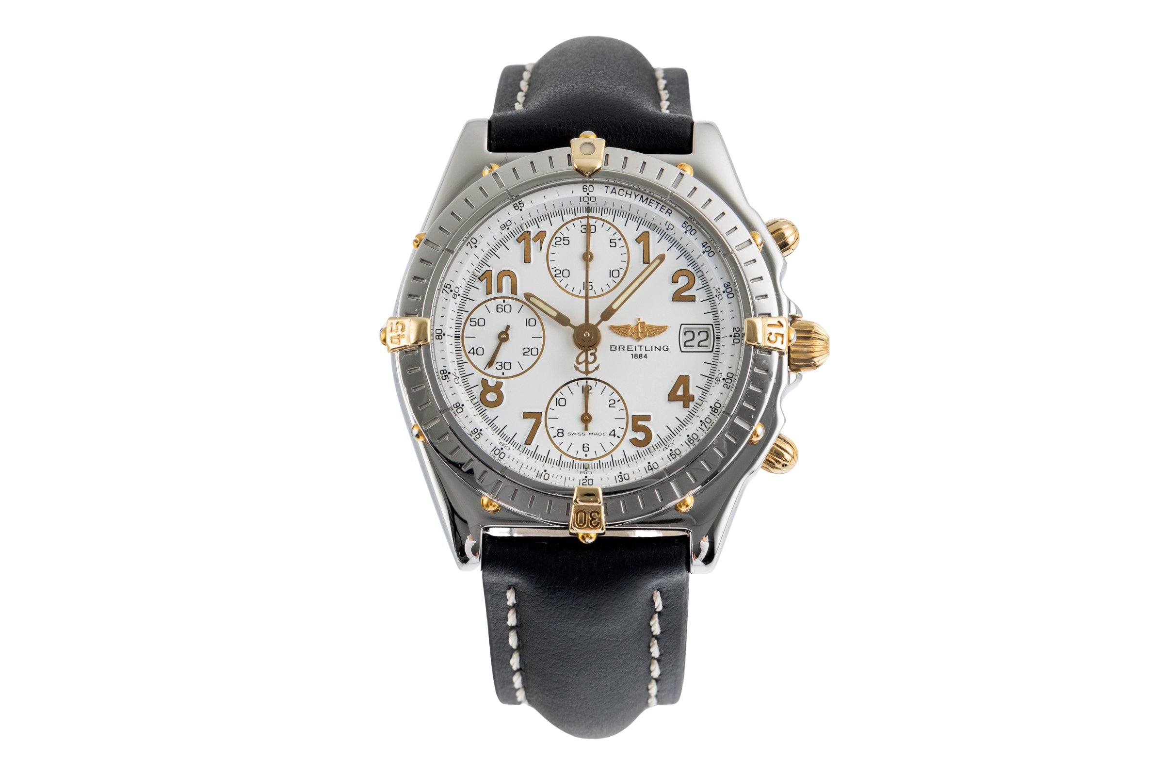 Breitling Chronomat chronograph steel / gold automatic Kal. B13