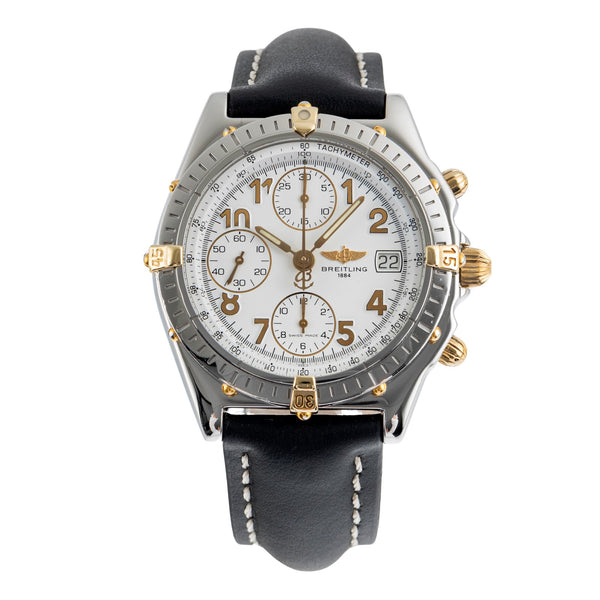 Breitling Chronomat chronographe acier / or  automatique montre pour hommes B13050.1  [2501963]