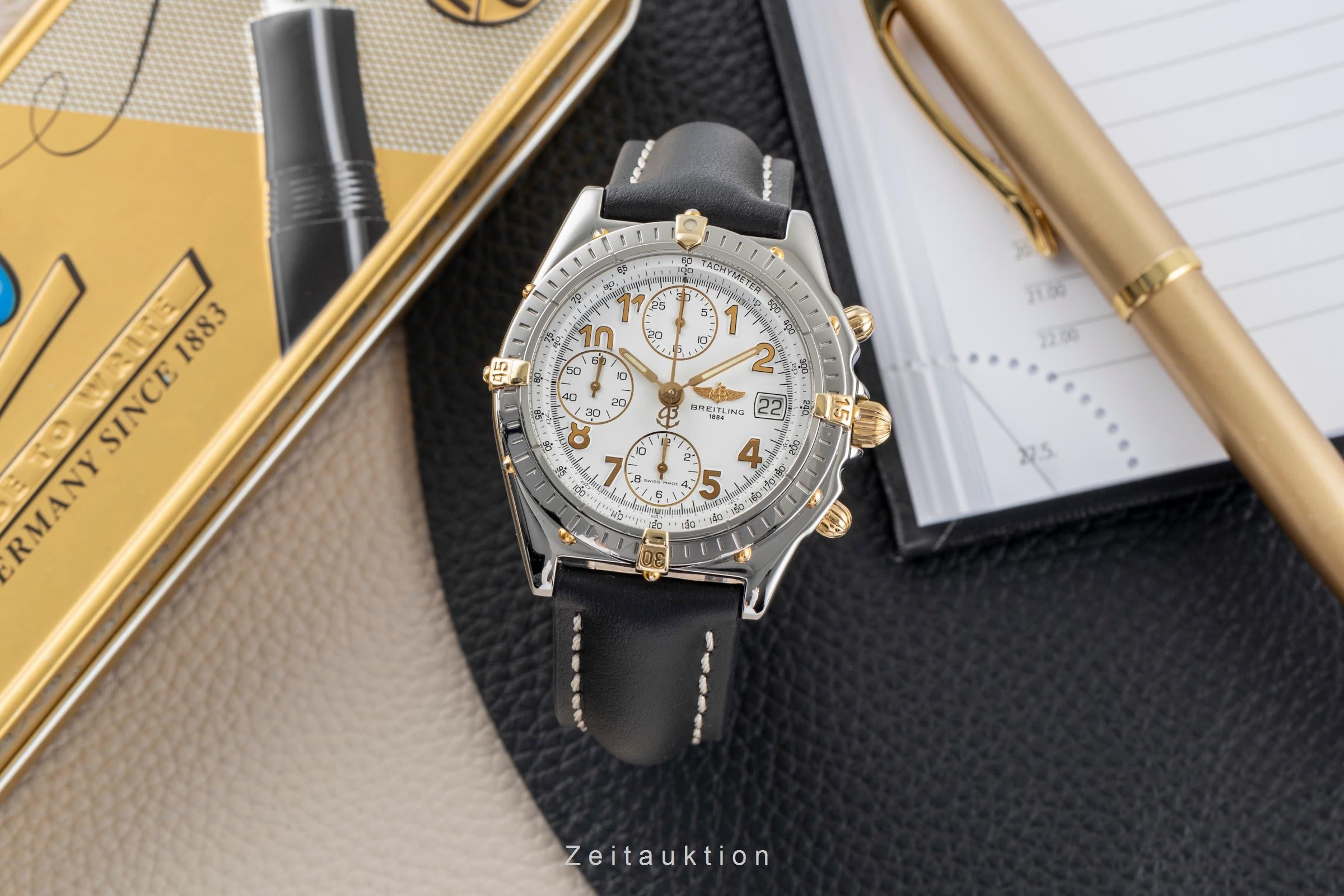 Breitling Chronomat chronographe acier / or  automatique montre pour hommes B13050.1  [2501963]